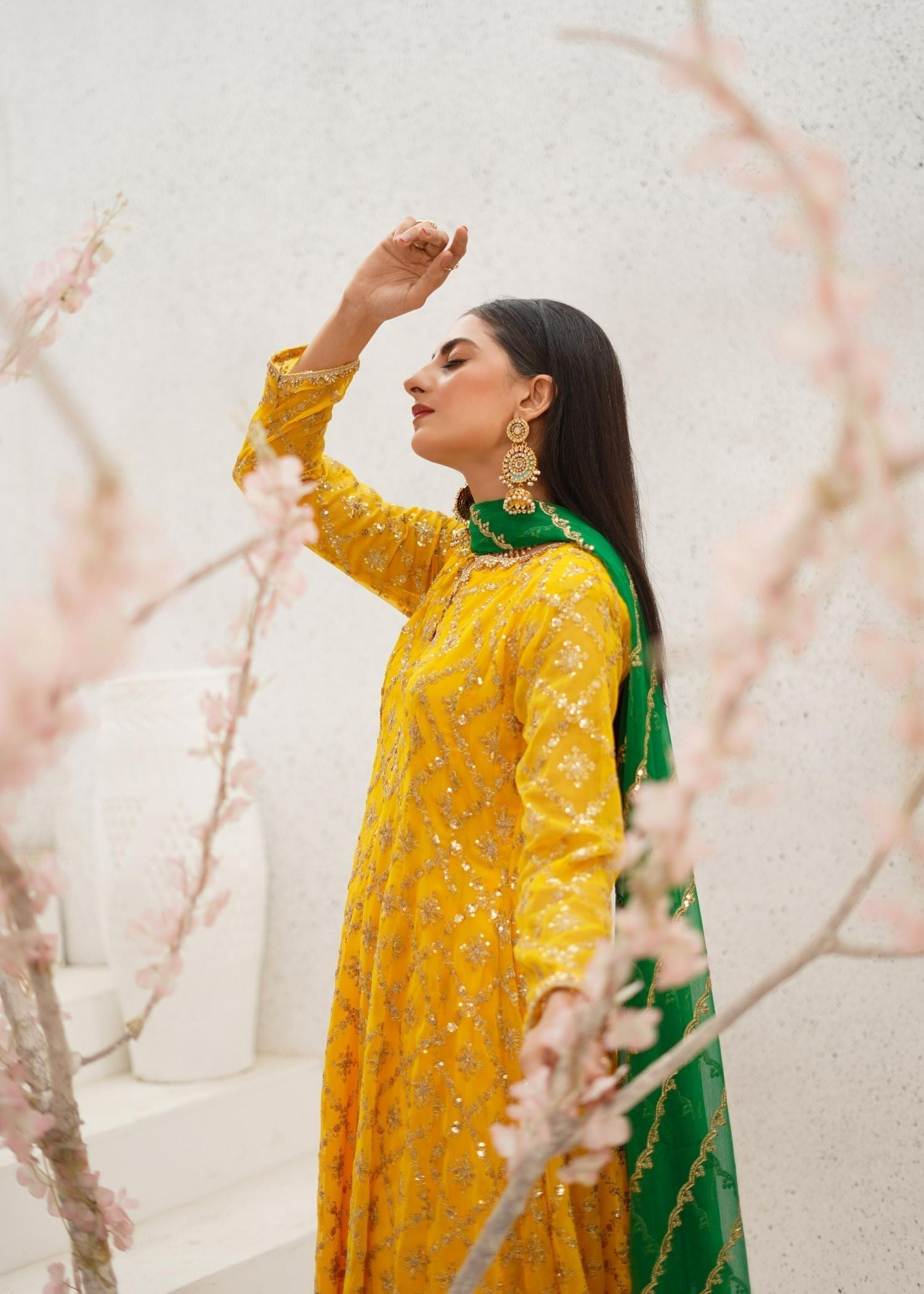 Ayesha Closet Malikaa Yellow Glow Women 3pcs