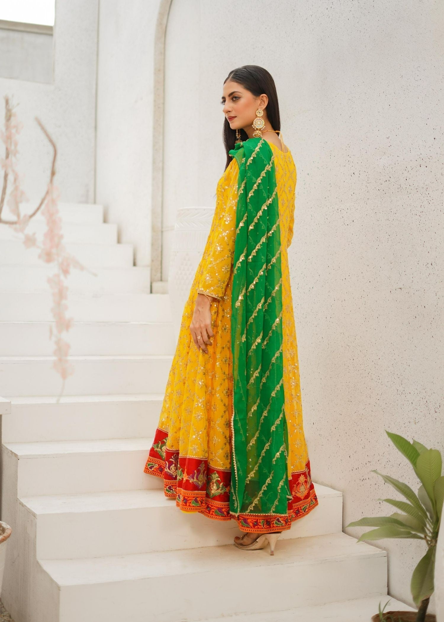 Ayesha Closet Malikaa Yellow Glow Women 3pcs