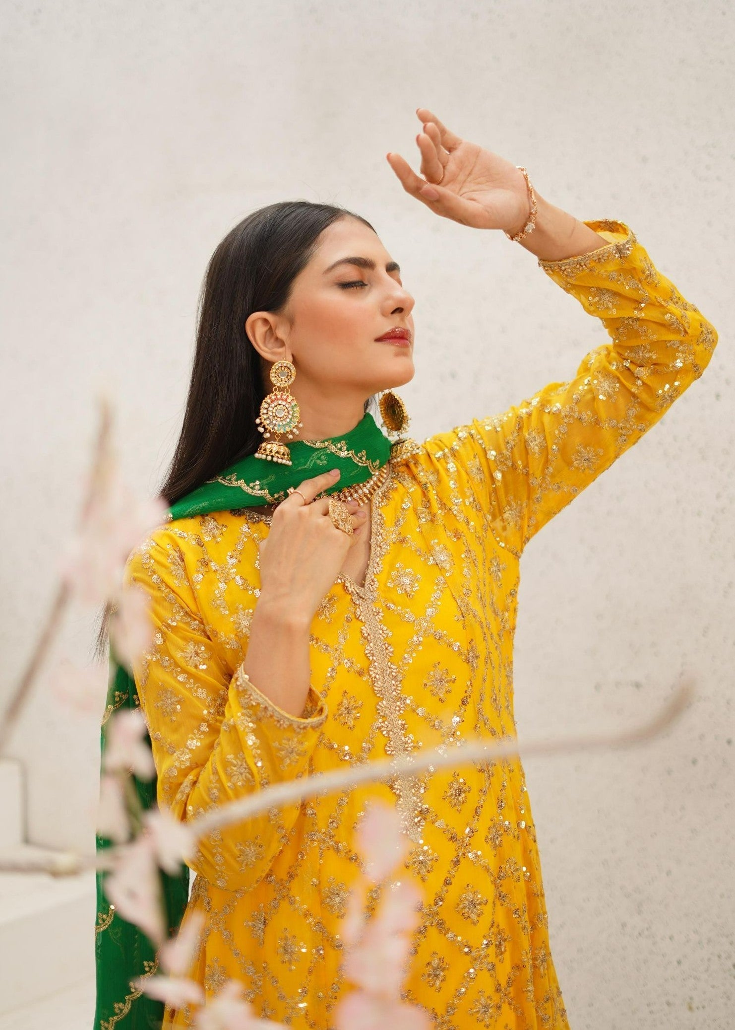 Ayesha Closet Malikaa Yellow Glow Women 3pcs