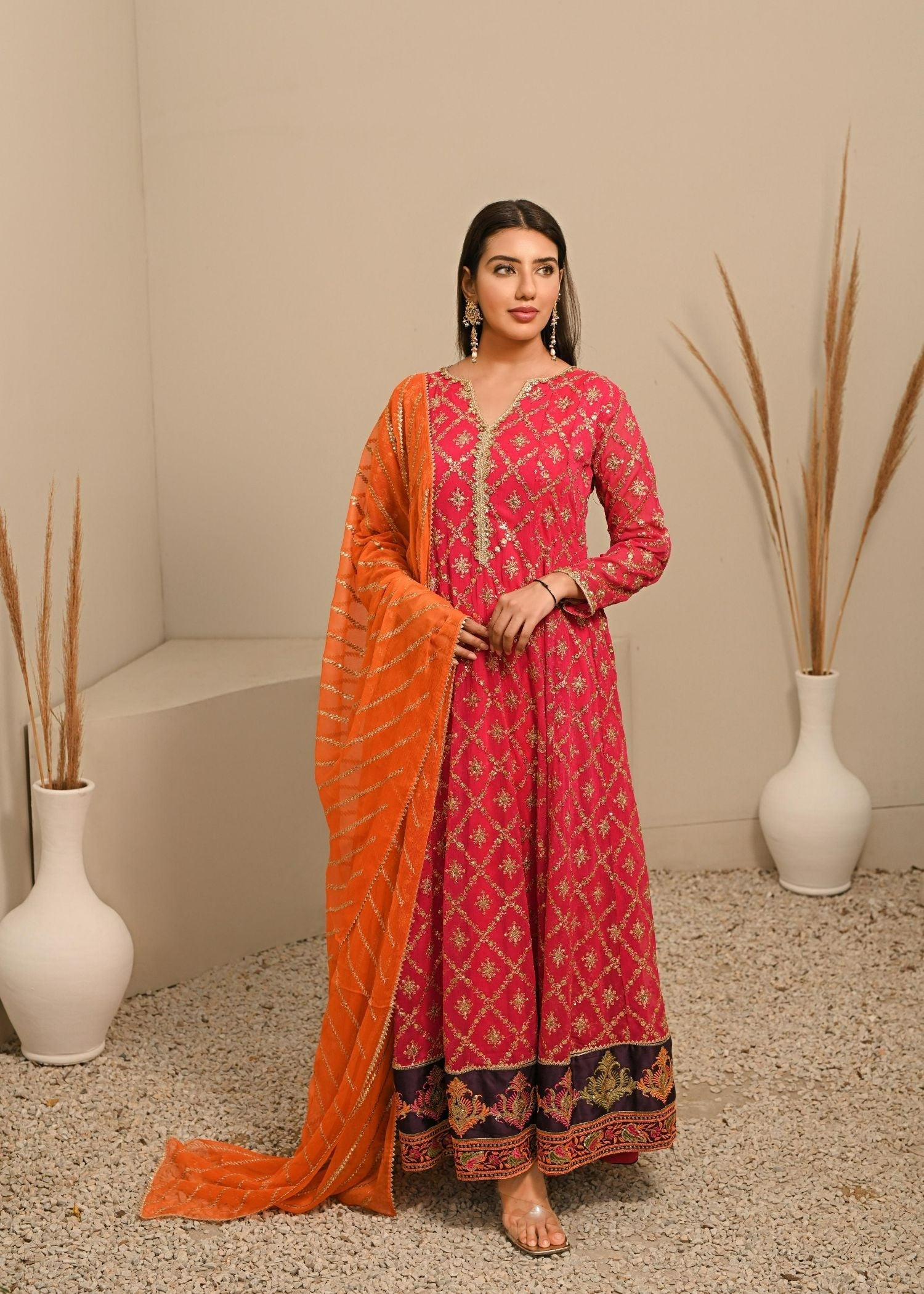 Ayesha Closet Malikaa Pink Women 3pcs