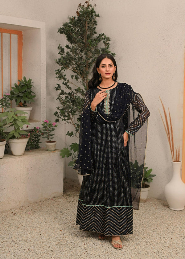 Ayesha Closet Sabiha Black Women 3pcs