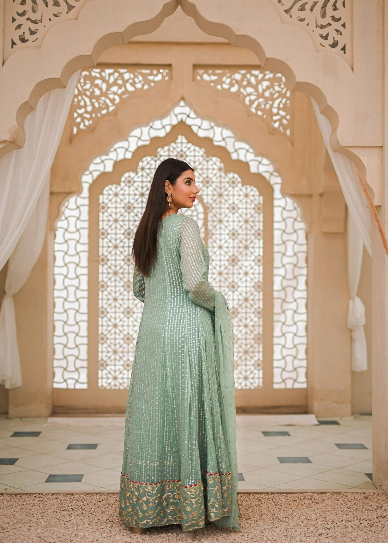 Ayesha Closet Sabiha Pastel Green Women 3pcs