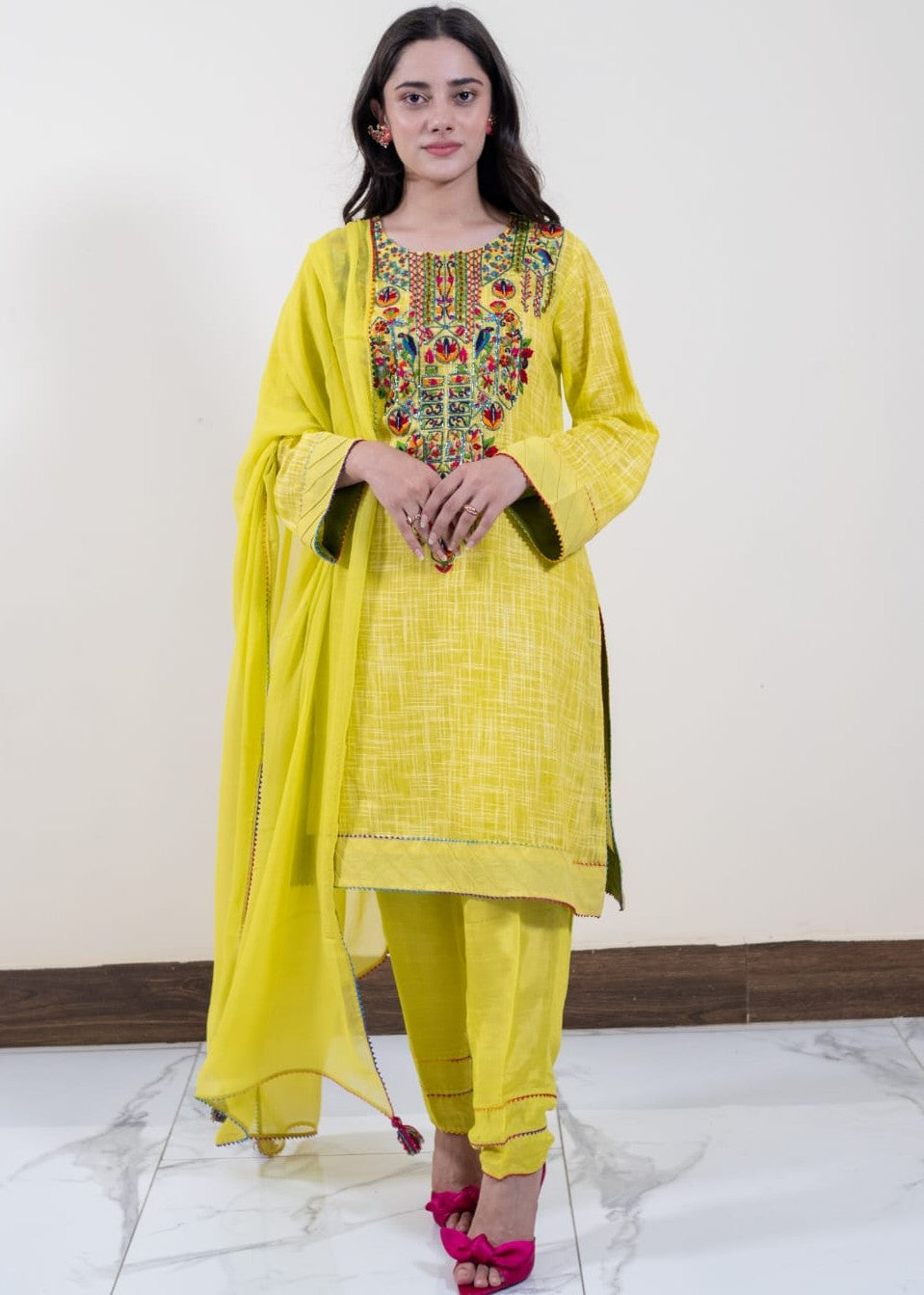 Mahrukh Gul Couture & Rakhtaa Vallee Des Perroquets/023 Women 3pcs