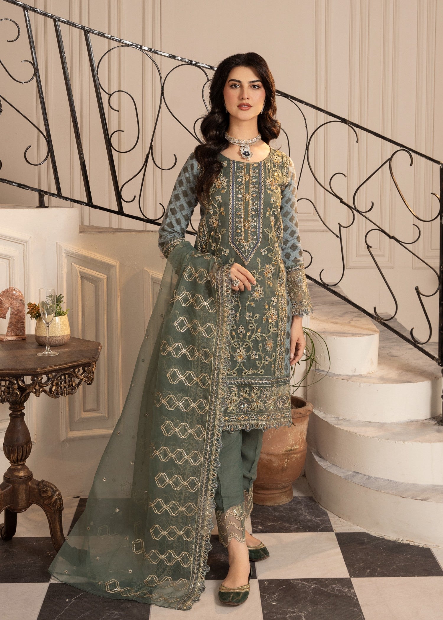 Zebaye Zaima US 519 green(SB) Women 3pcs