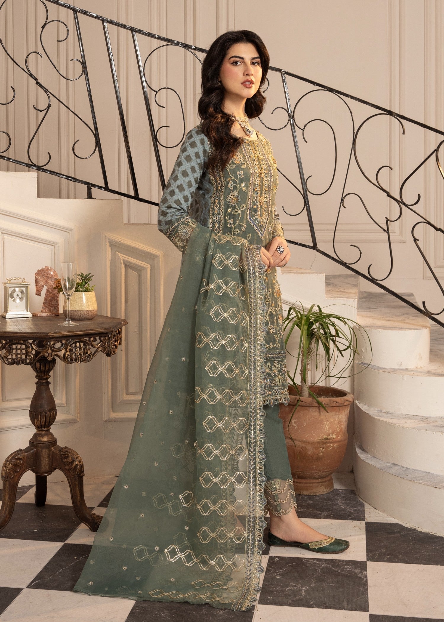 Zebaye Zaima US 519 green(SB) Women 3pcs