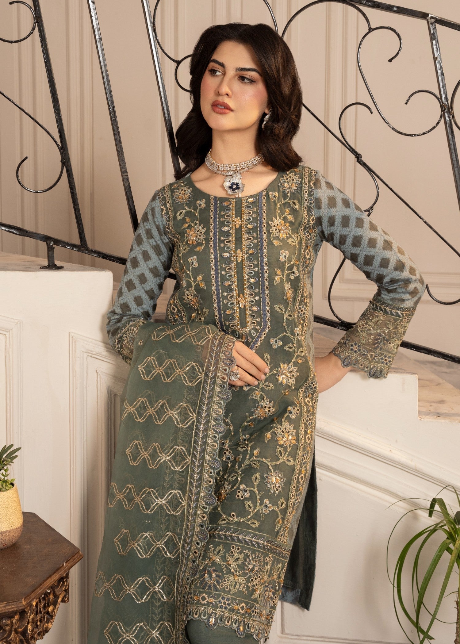 Zebaye Zaima US 519 green(SB) Women 3pcs