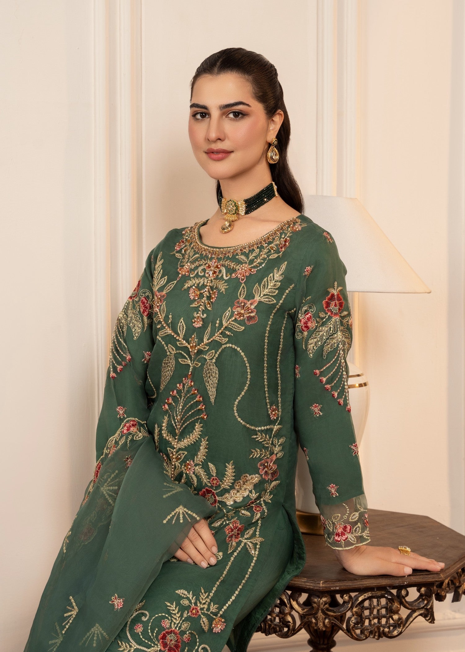 Zebaye Zaima US 425 bottle green(SB) Women 3pcs