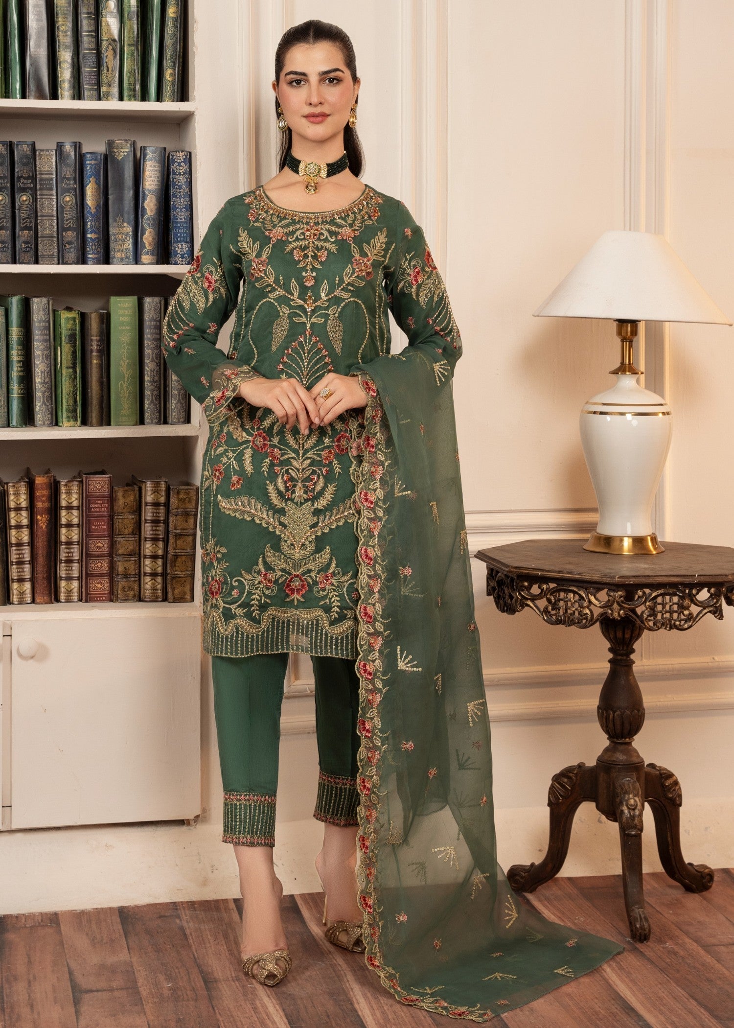 Zebaye Zaima US 425 bottle green(SB) Women 3pcs