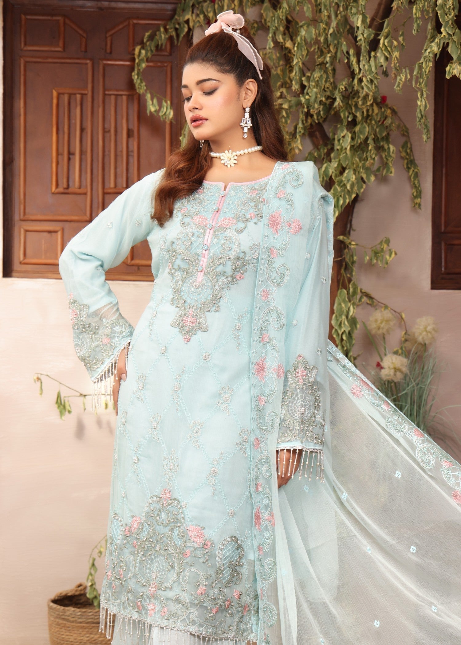 Polawn PD 24 704 ARZOO FORMAL PRET CHIFFON COLLECTION Women 3pcs