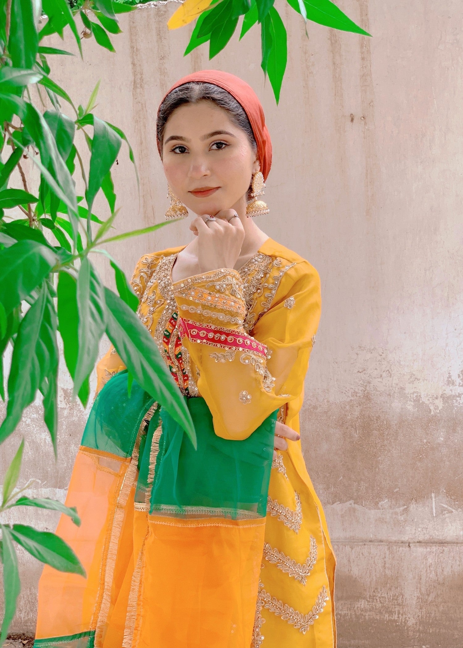 Inaaya Fashion ZOHRA JABEEN MUSTARD Women 3pcs