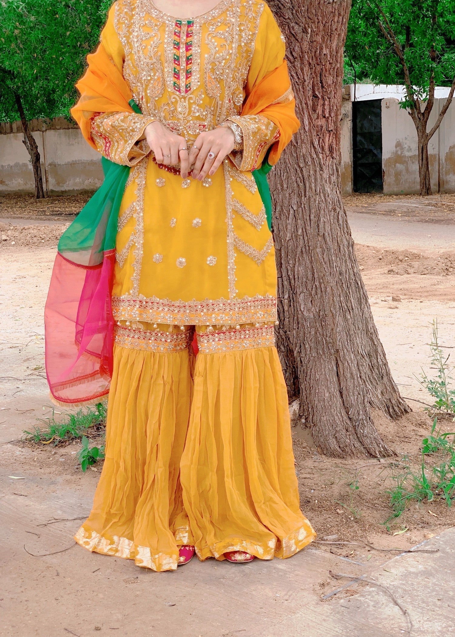 Inaaya Fashion ZOHRA JABEEN MUSTARD Women 3pcs