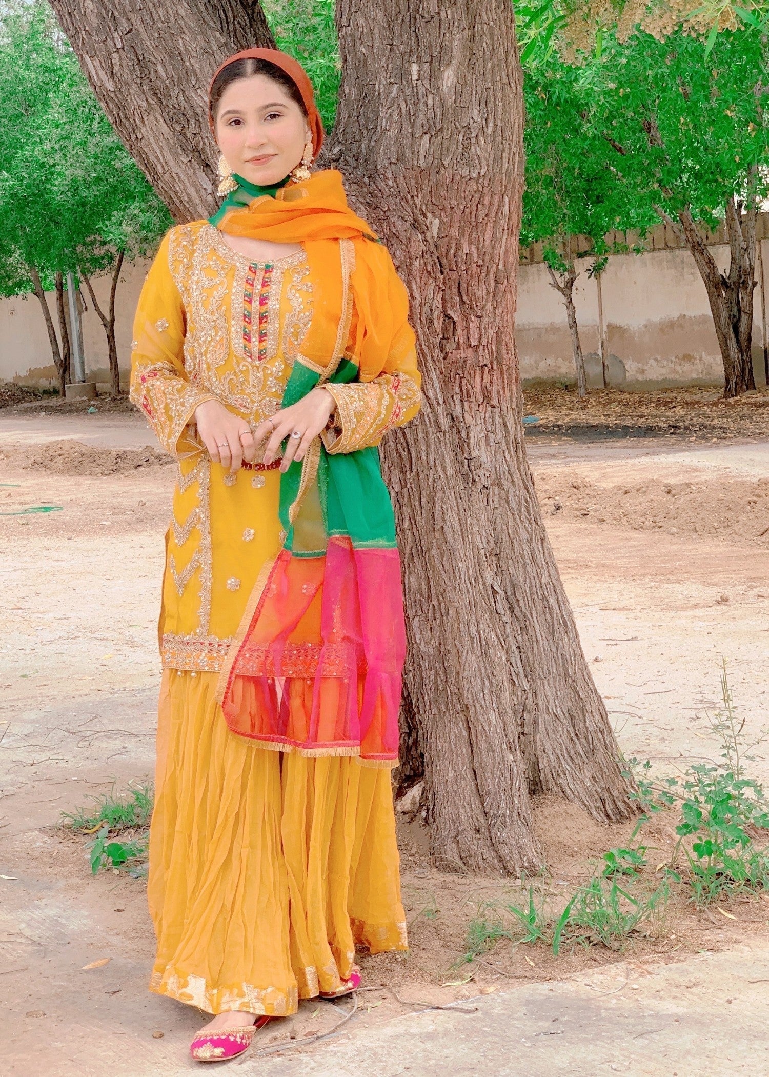 Inaaya Fashion ZOHRA JABEEN MUSTARD Women 3pcs