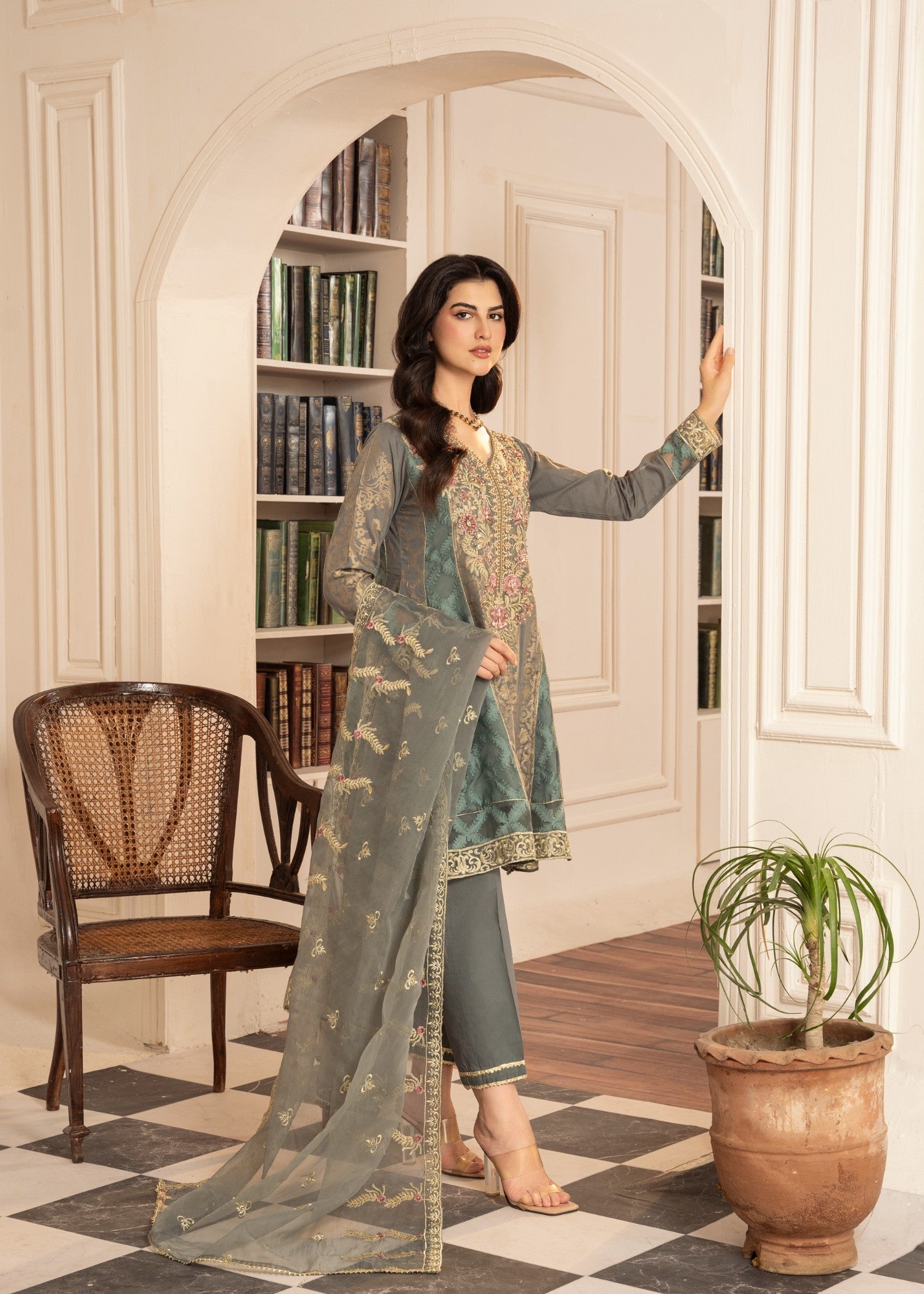 Zebaye Zaima JK 472 Grey(SB) Women 3pcs