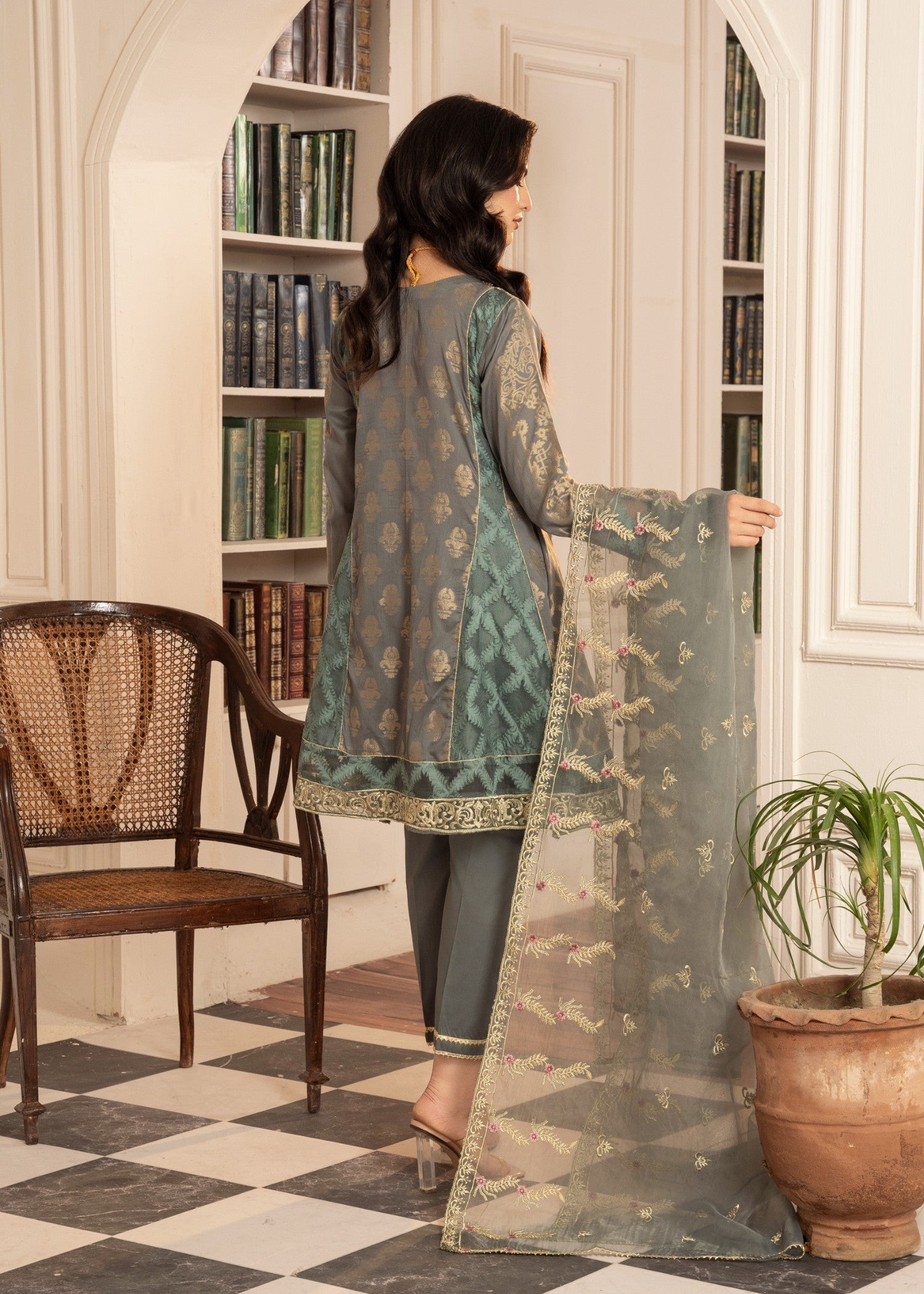 Zebaye Zaima JK 472 Grey(SB) Women 3pcs