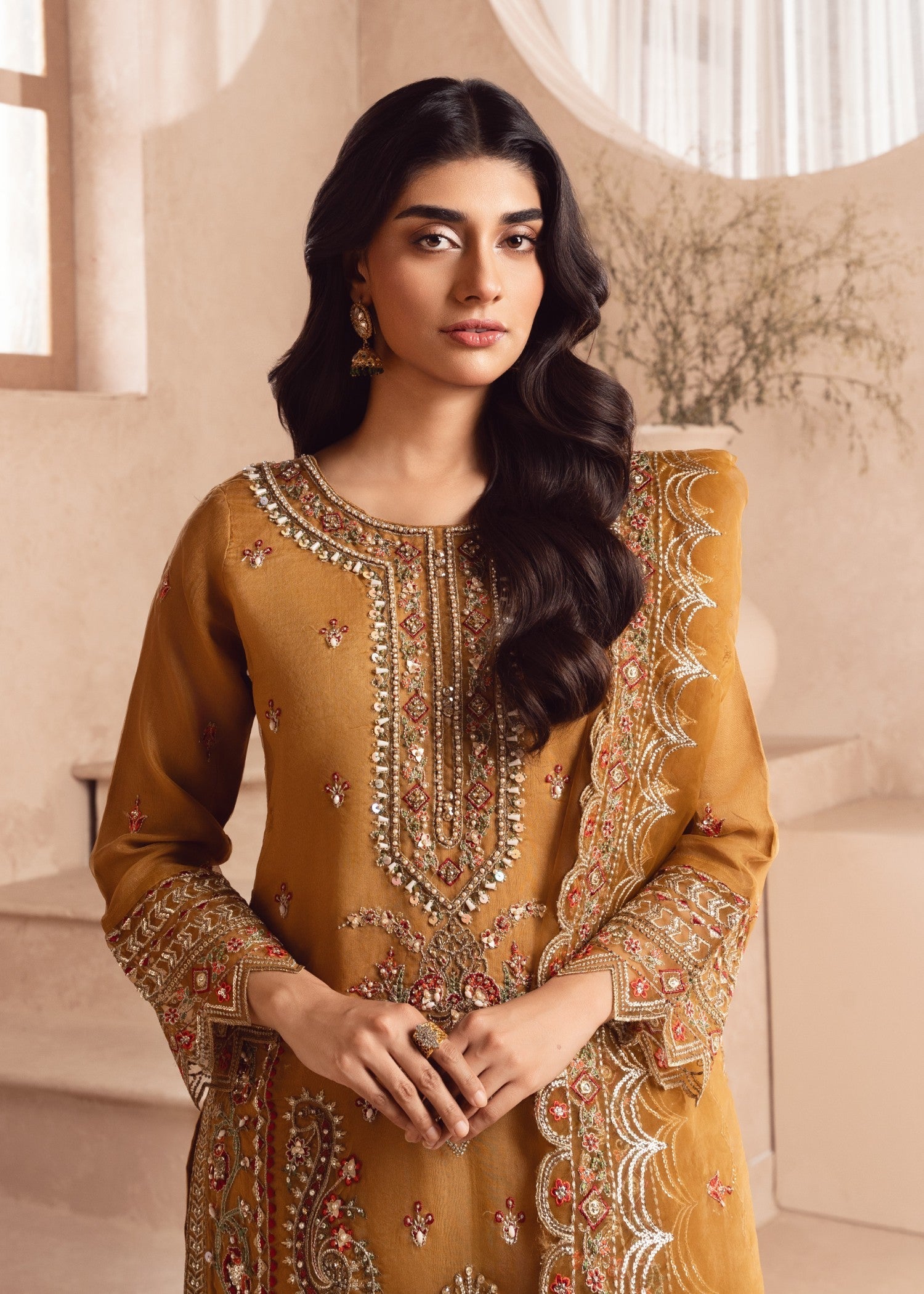 Zebaye Zareen US 546 Musturd(SB) Women 3pcs