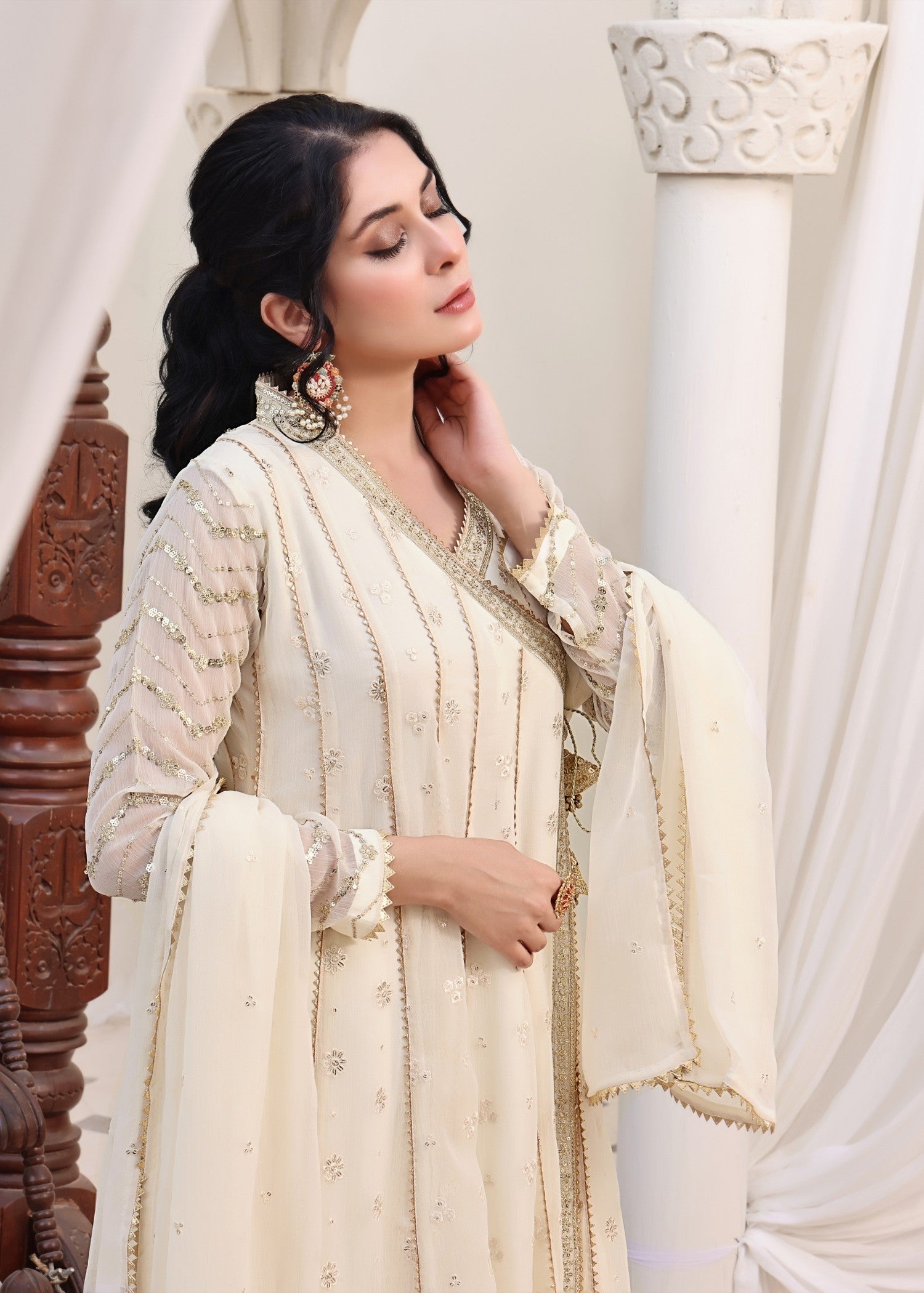 Abaan Zohan NAYAAB Off white Women 4pcs