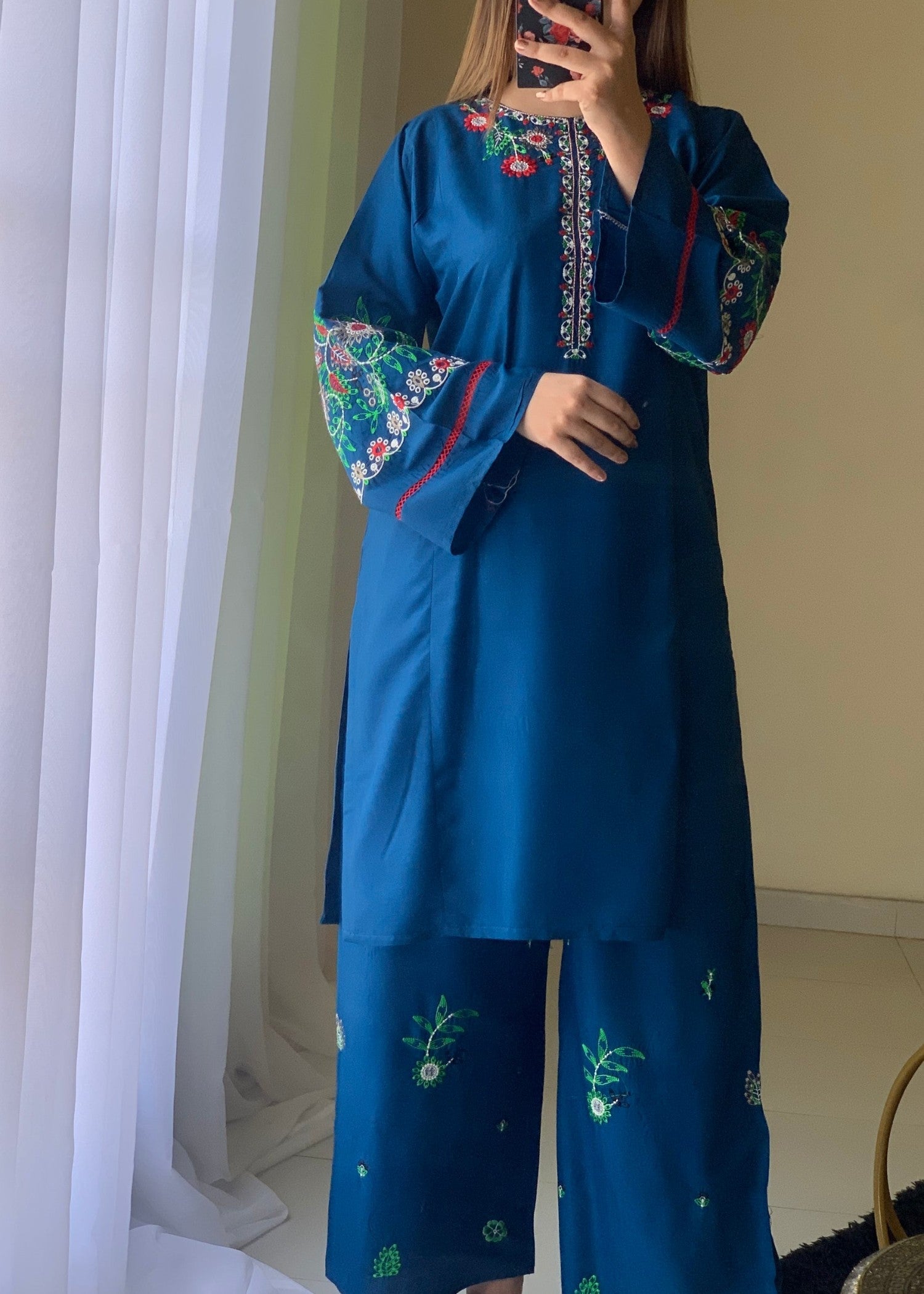 Chaudhary Arts Early bird skyblue Women 2pcs