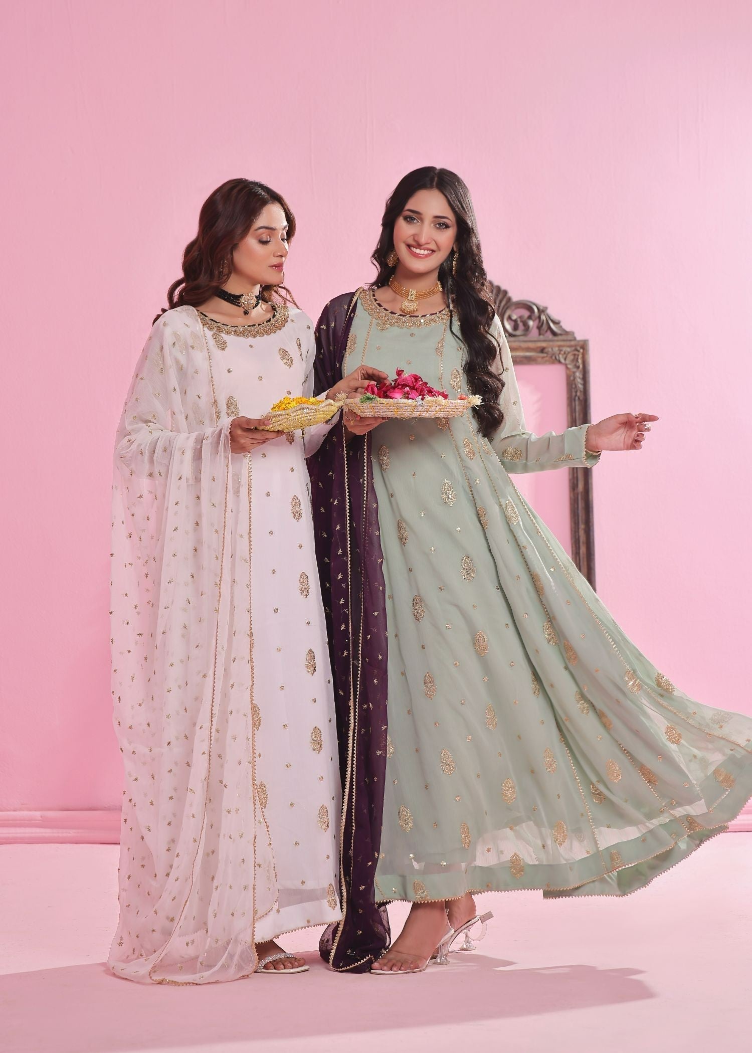 Ayesha Closet Gulnaar White Women 3pcs