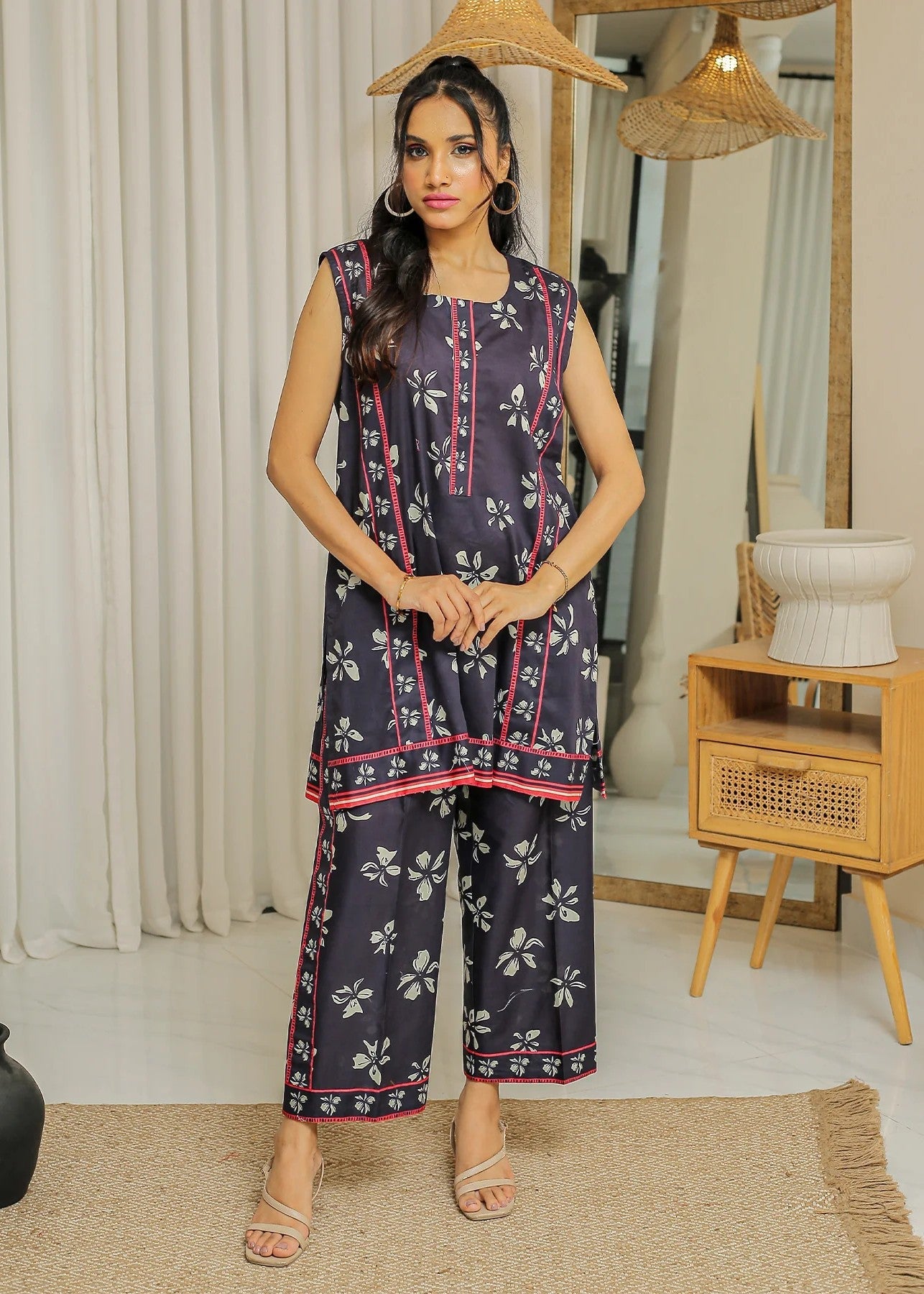 Rangeen Charcoal Charm Set Women 2pcs