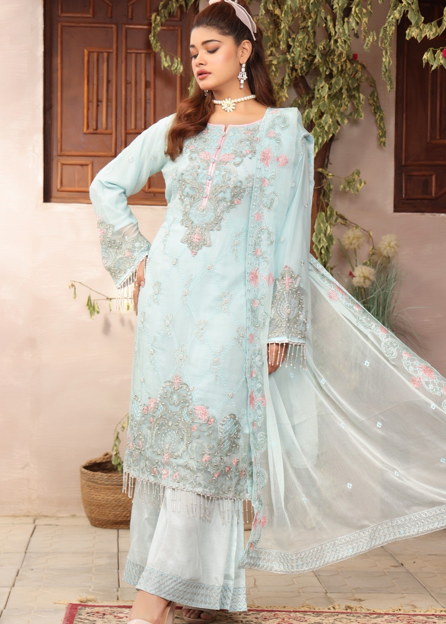 Polawn PD 24 704 ARZOO FORMAL PRET CHIFFON COLLECTION Women 3pcs