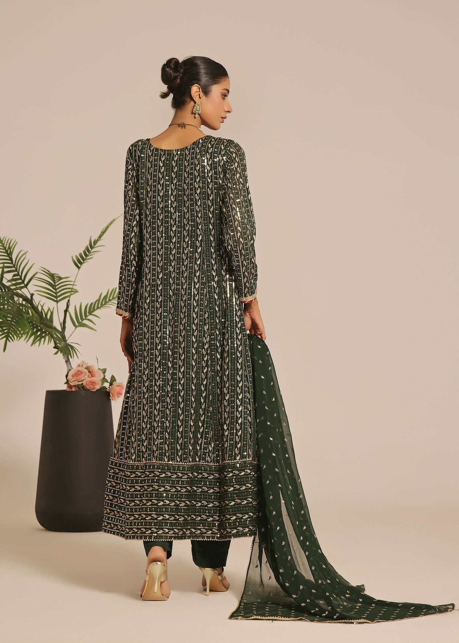 Ayesha Closet Resham Green Women 3pcs