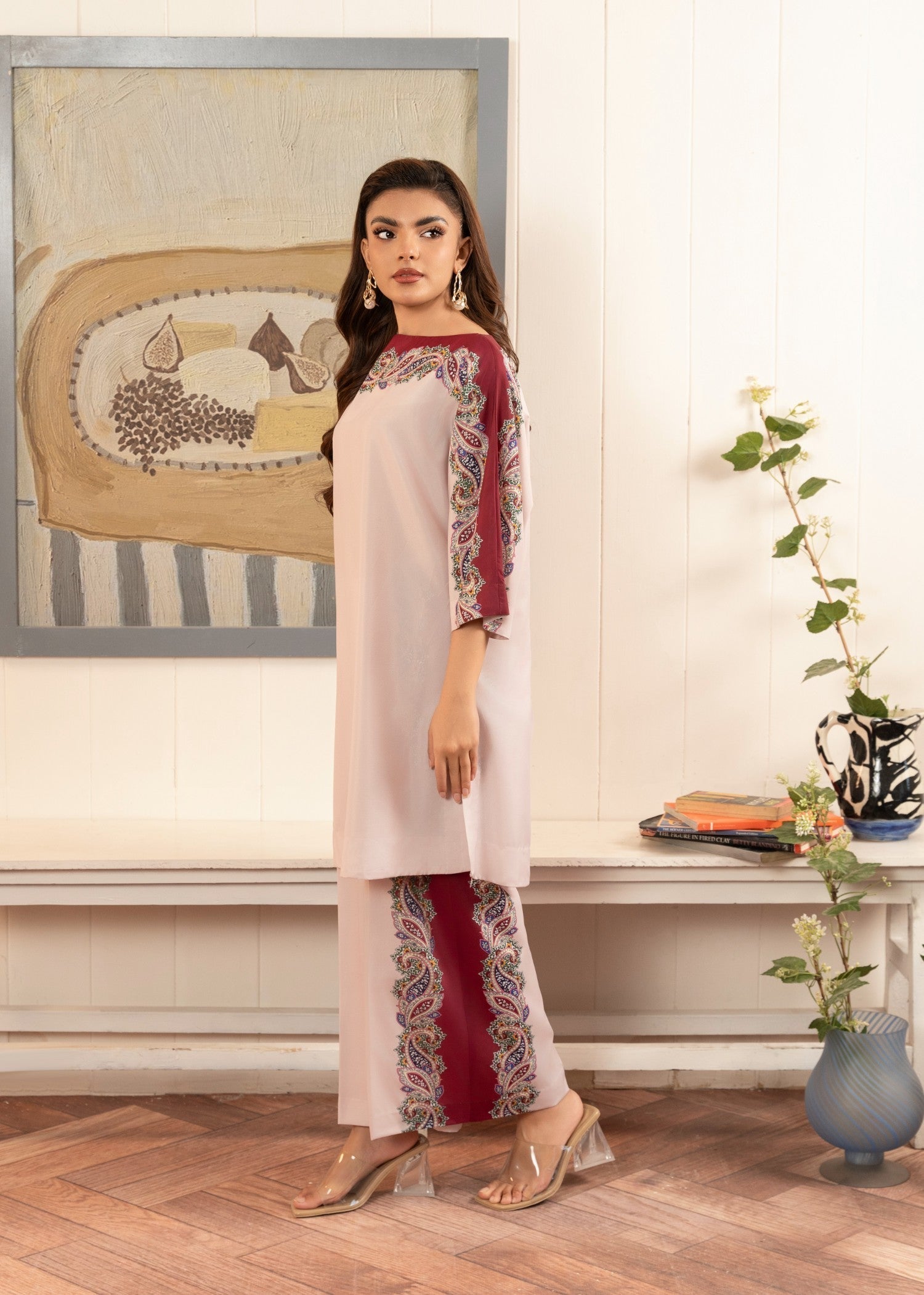 Stitch Vibes Batwing co ord Set Women 2pcs