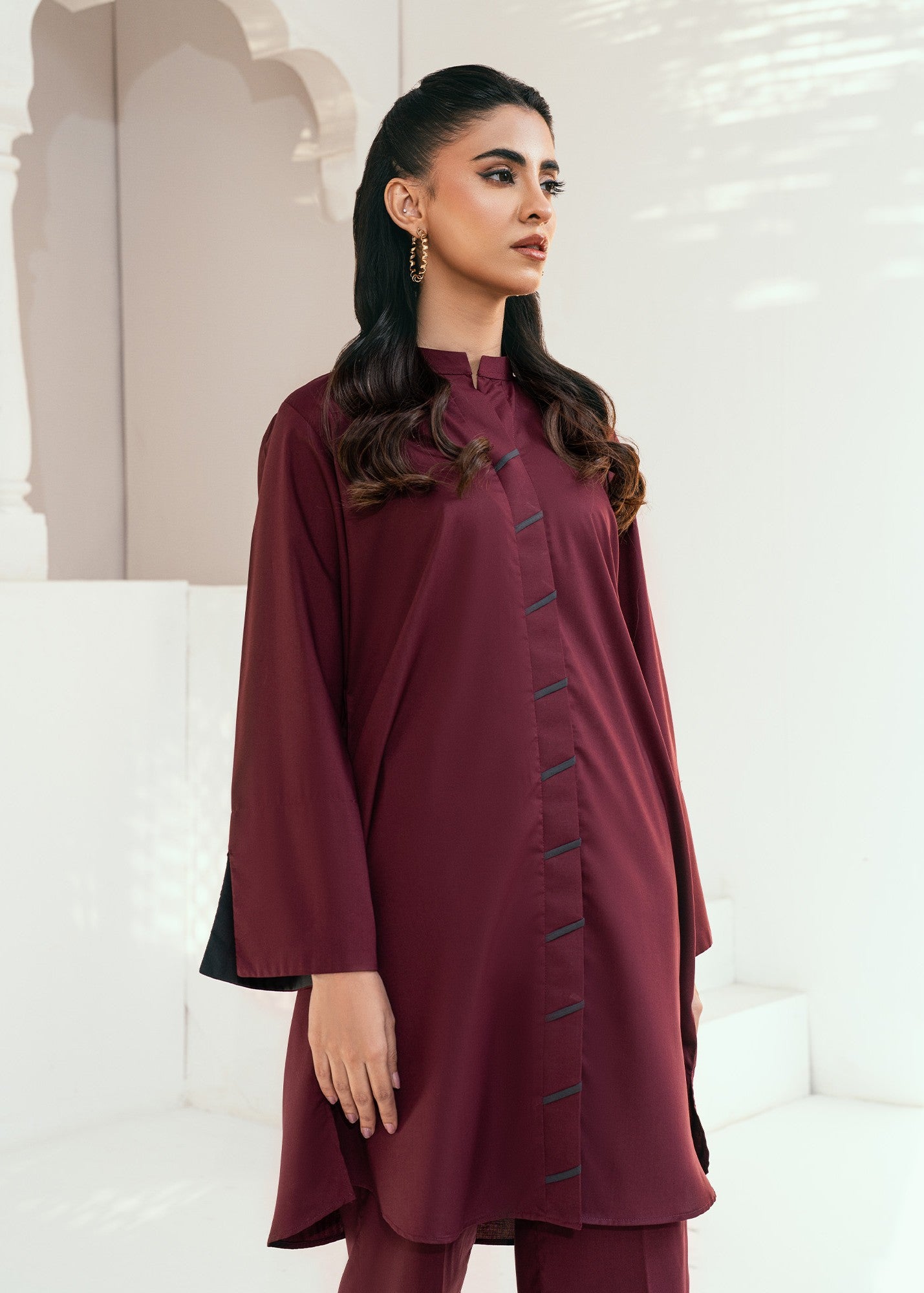 Rangeen Raspberry Co Ord Set Women 2pcs