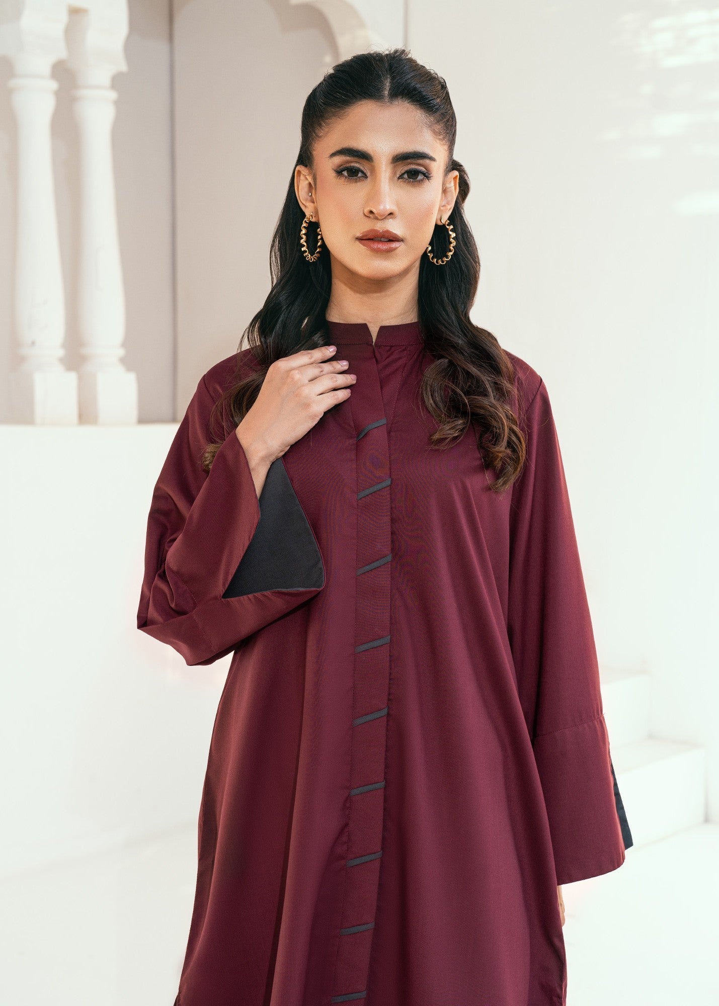 Rangeen Raspberry Co Ord Set Women 2pcs