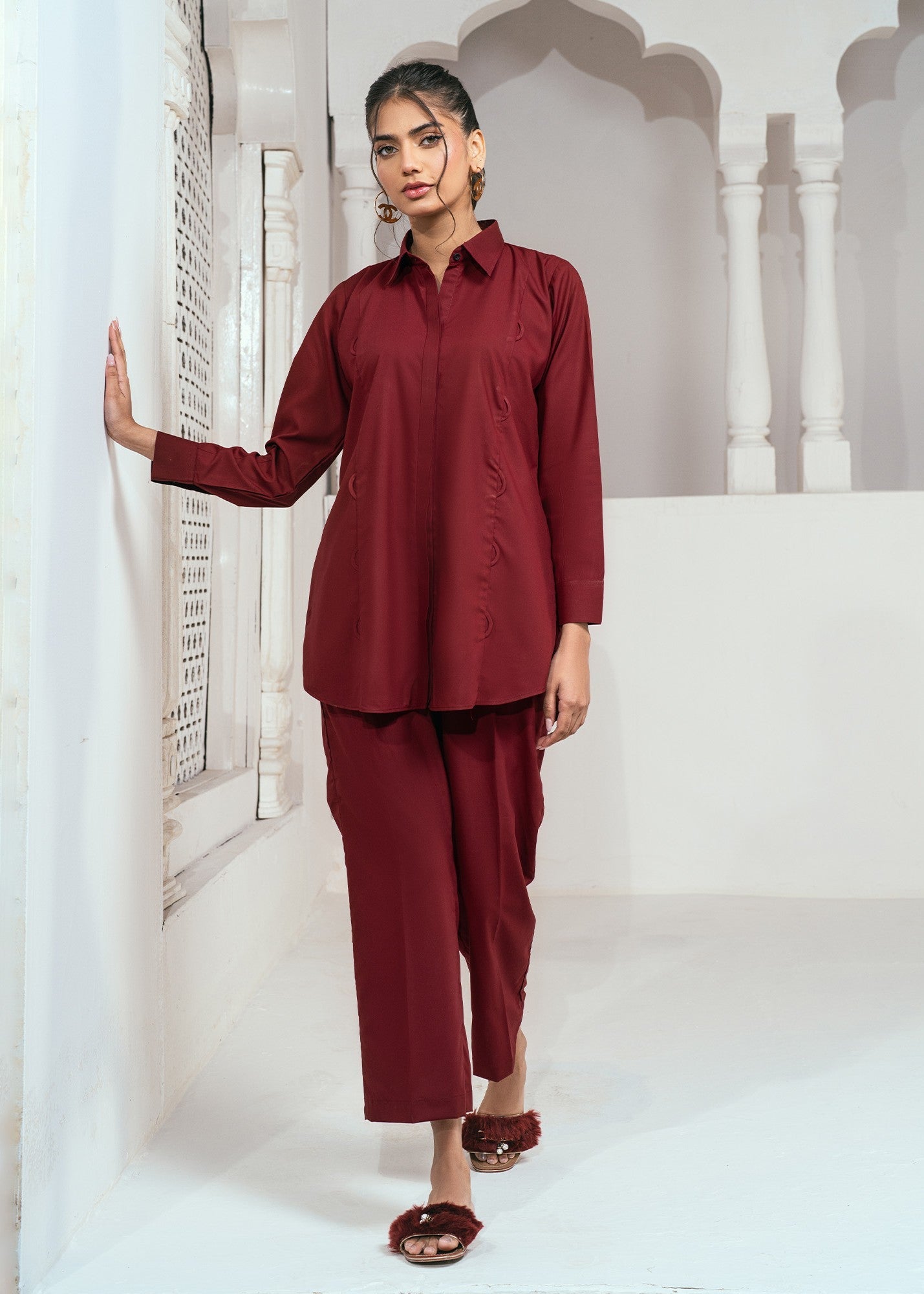 Rangeen Cherry Crush Co Ord Set Women 2pcs