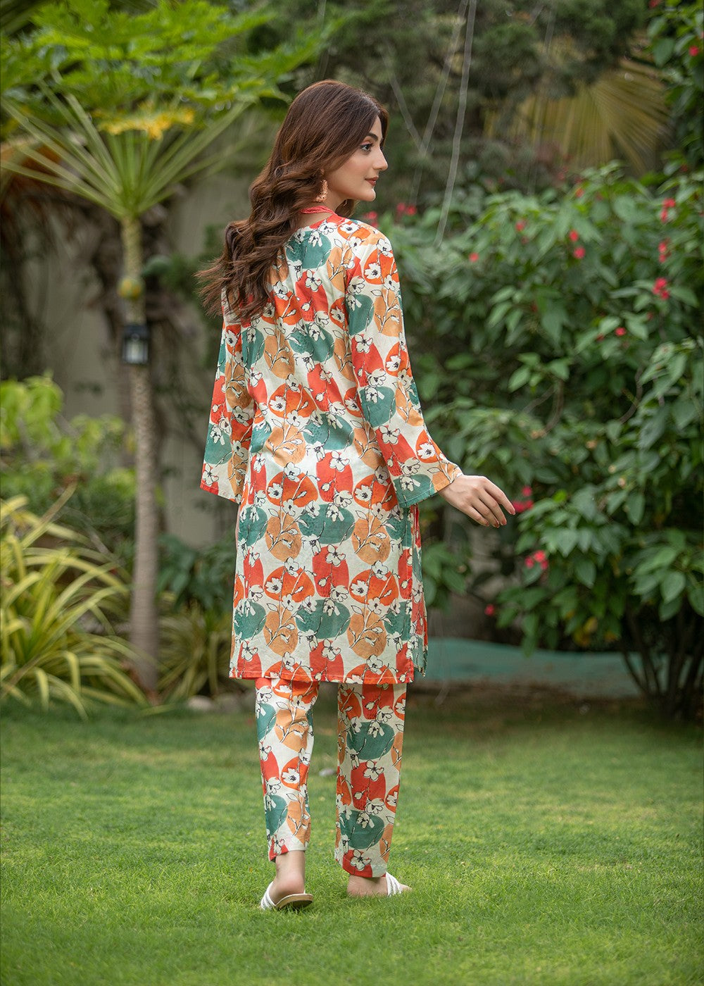 Aqs n Man Matching Separates Lawn Suit | AM 002 Women 2pcs