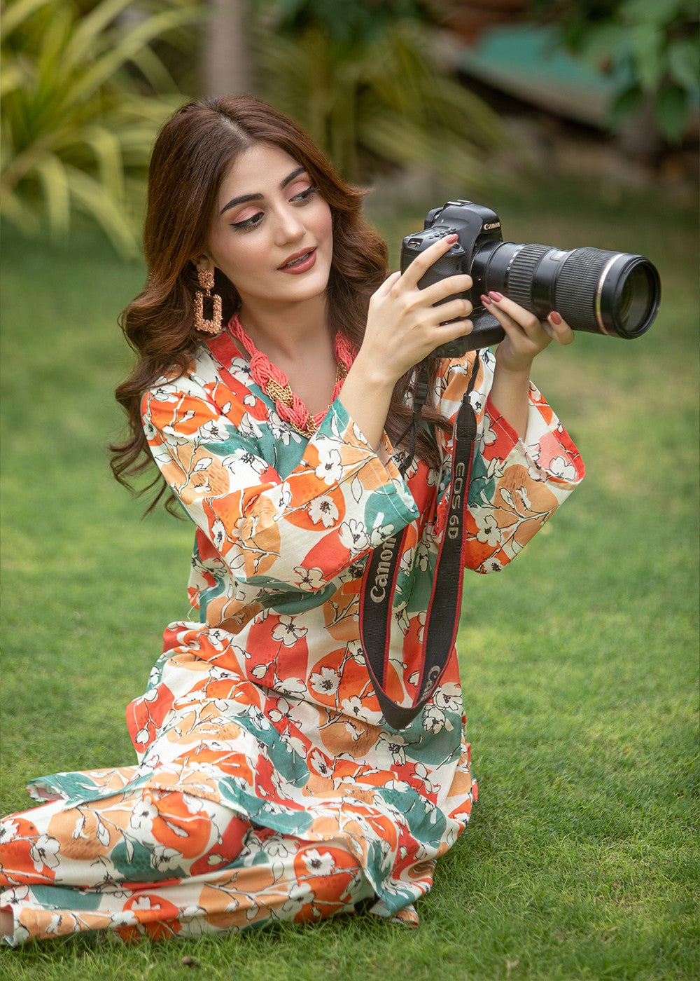 Aqs n Man Matching Separates Lawn Suit | AM 002 Women 2pcs