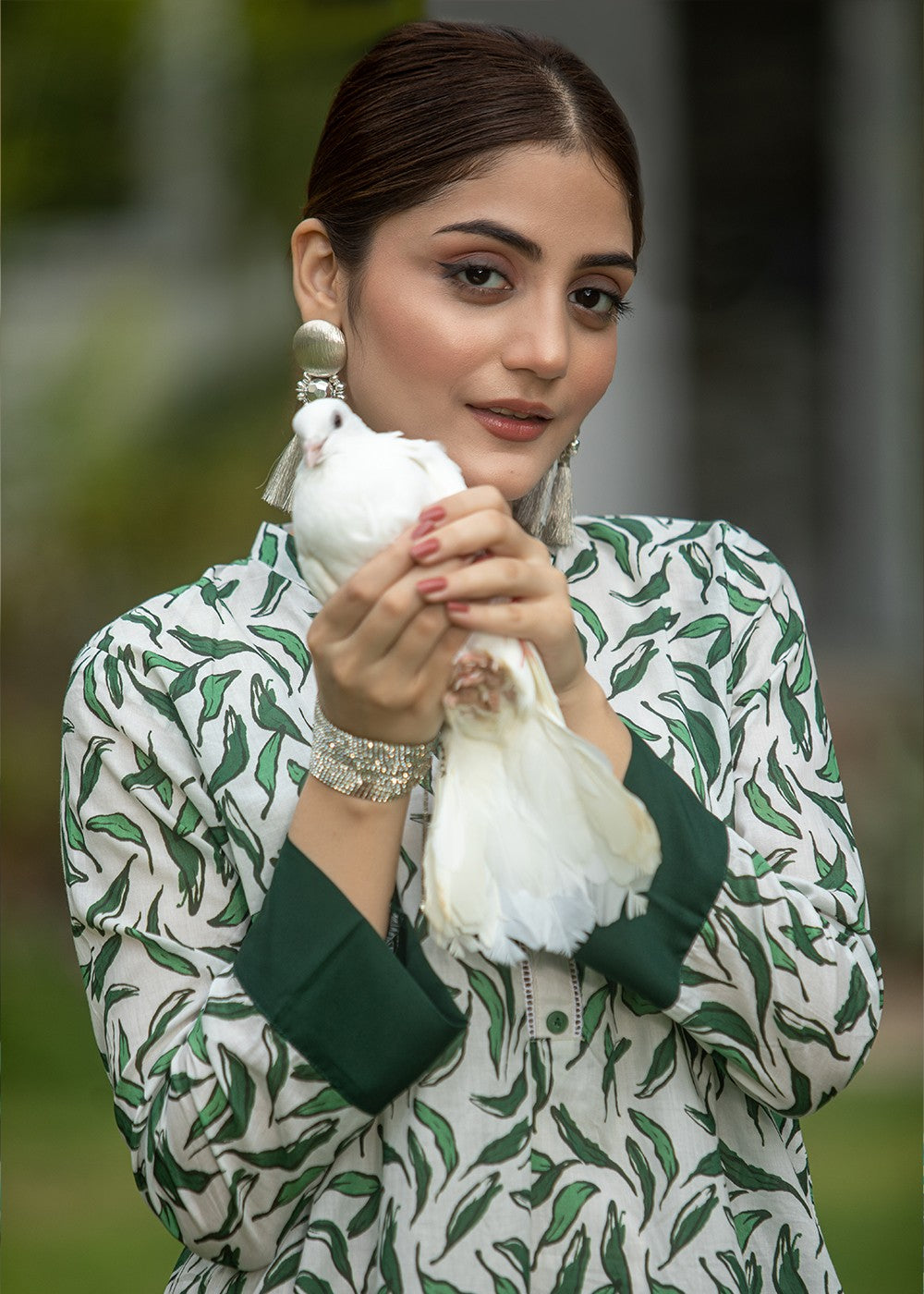 Aqs n Man Matching Separates Lawn Suit | AM 008 Women 2pcs