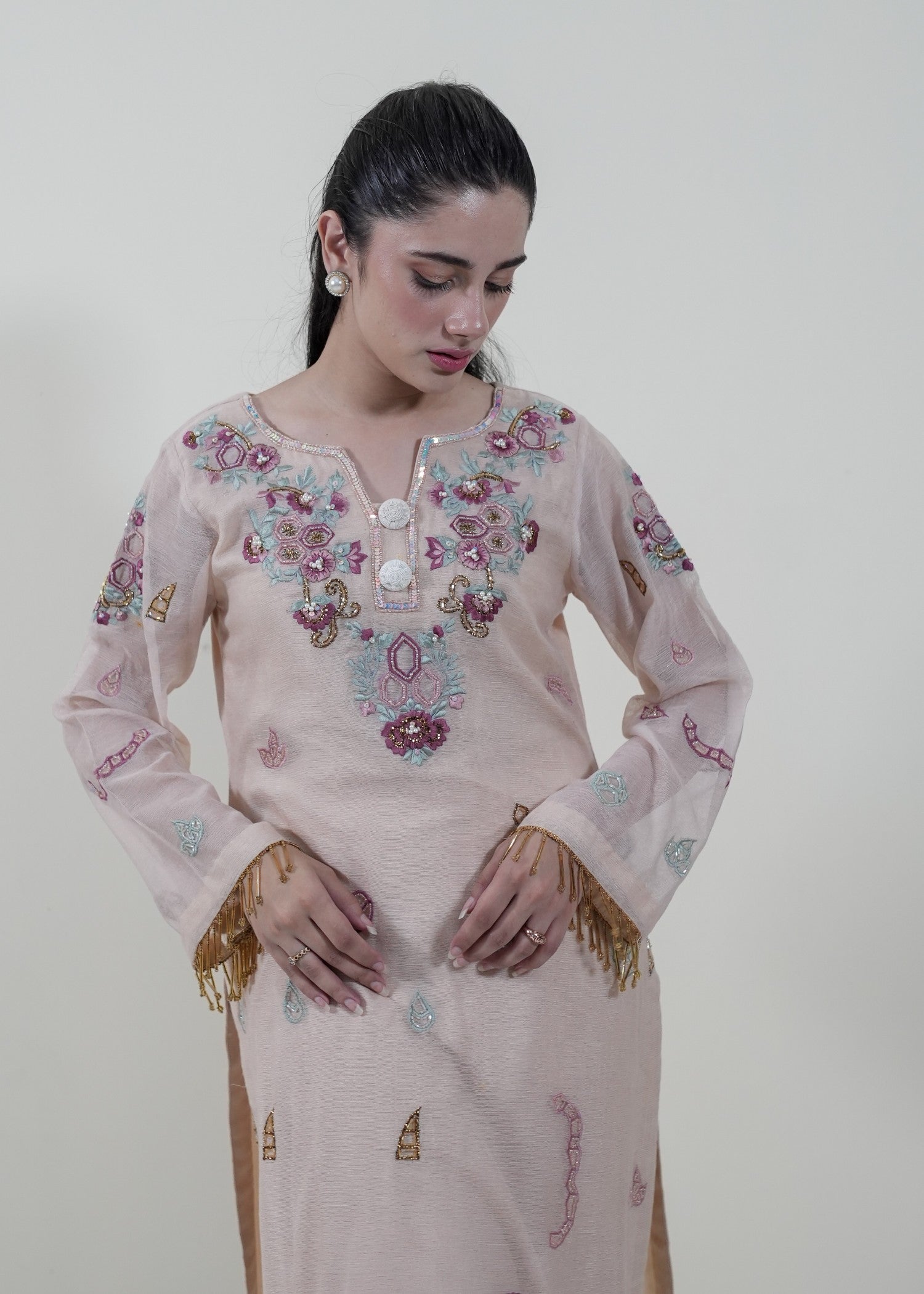 Mahrukh Gul Couture & Rakhtaa ivory Gold/027 Women 3pcs