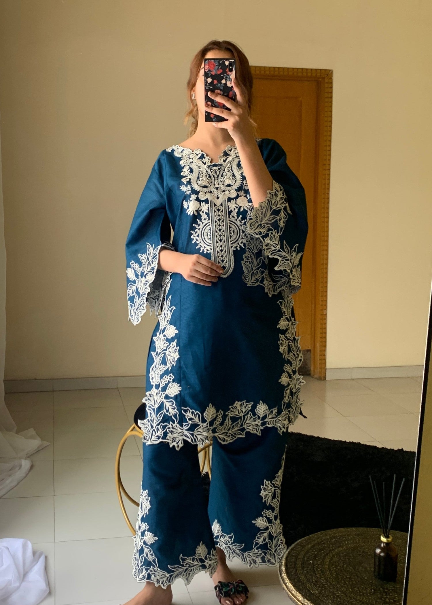 Chaudhary Arts cyan Zinc Women 2pcs