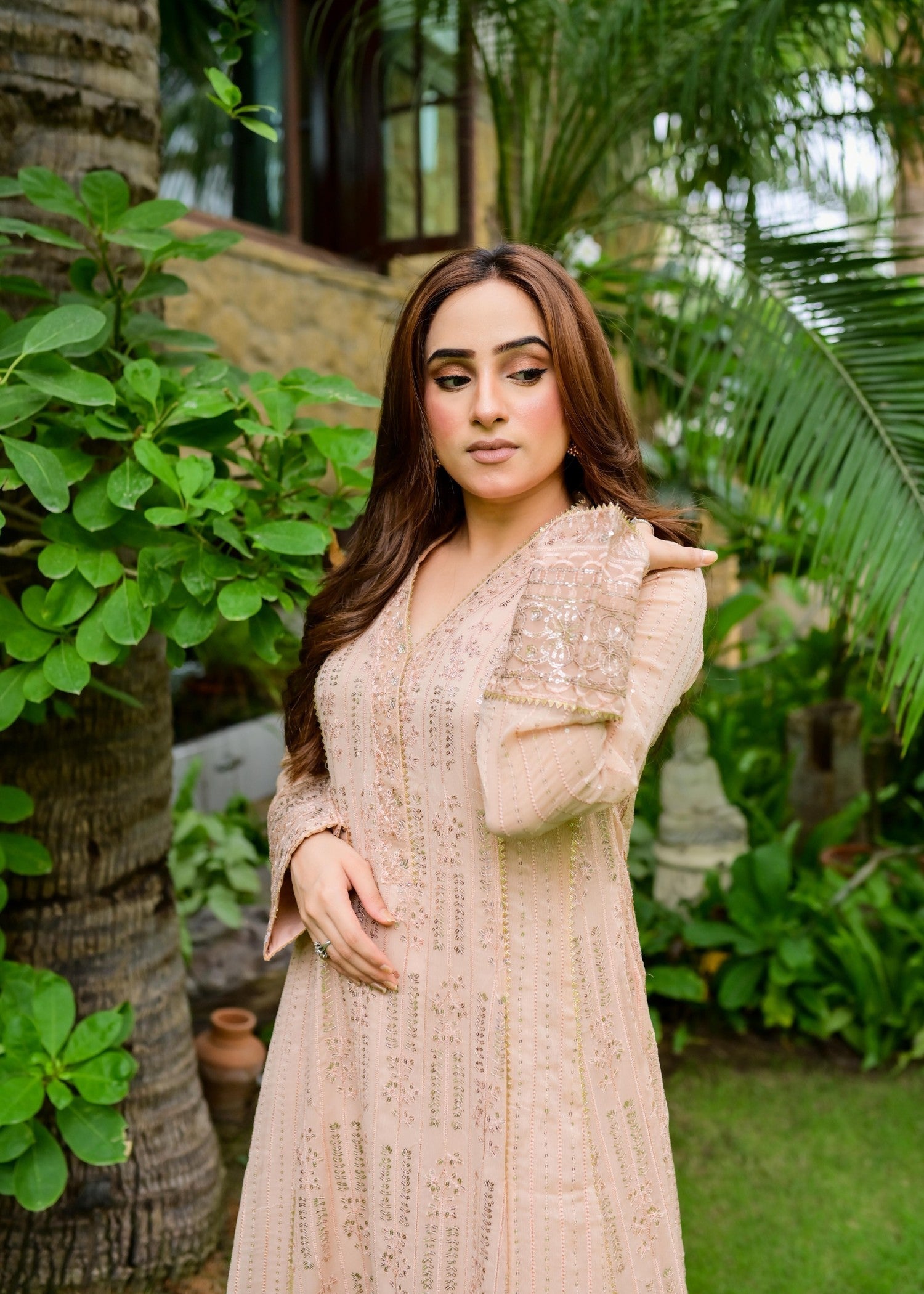 Mona Embroidery CEDAR PEACH Women 3pcs