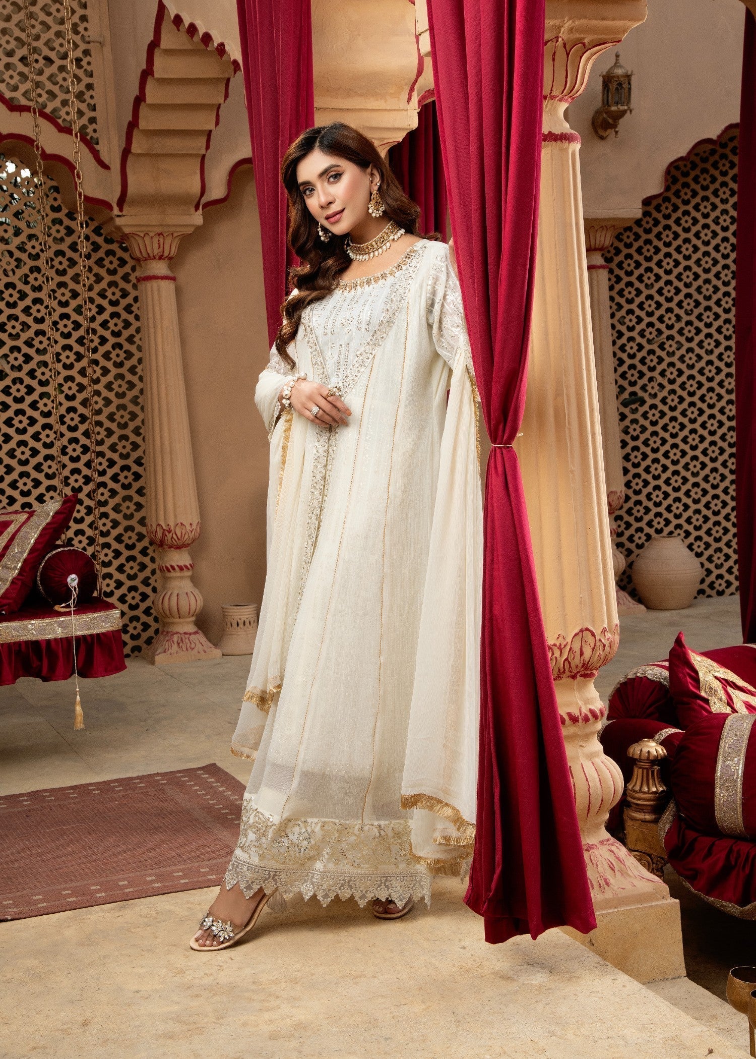 Mona Embroidery ENCHANTE OFF WHITE Women 3pcs