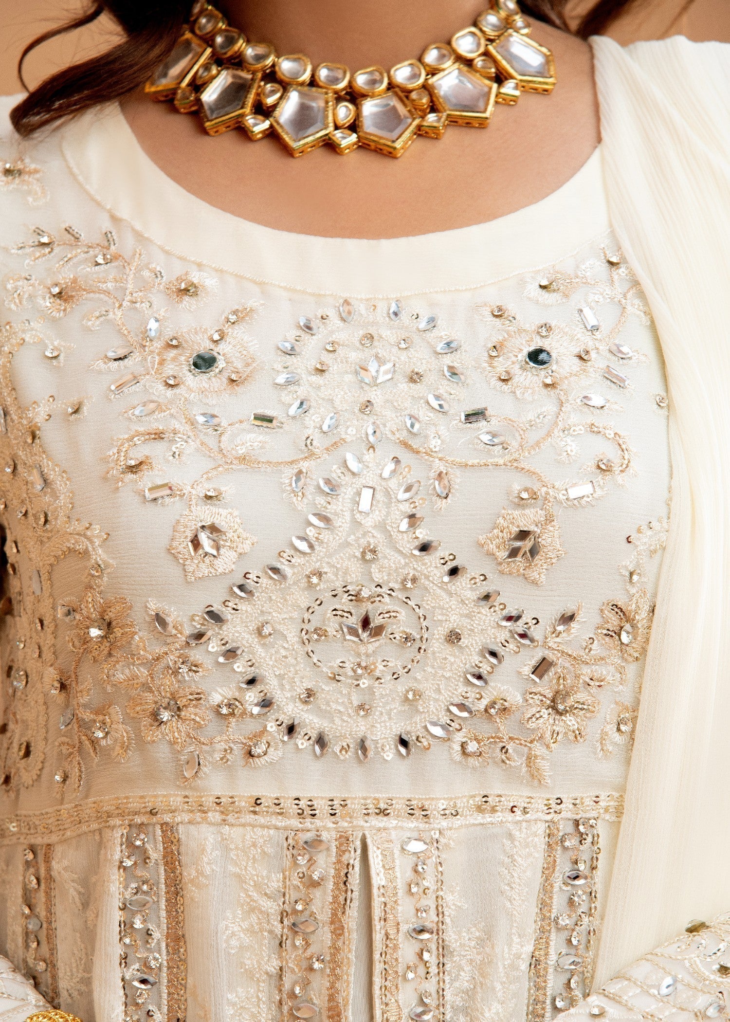 Mona Embroidery SERENE OFF WHITE Women 3pcs