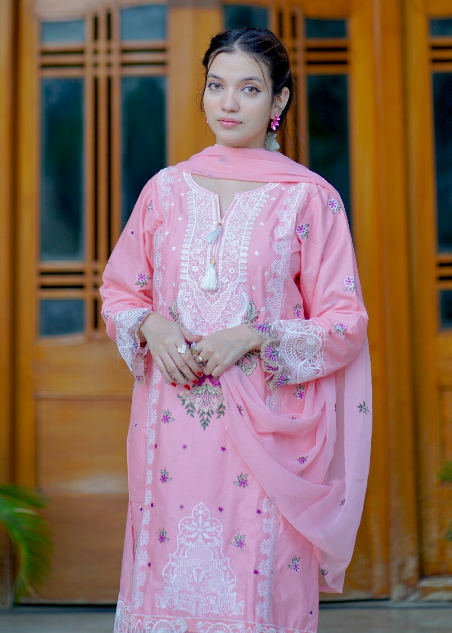 Four Season Boutique RUBAB COTTON PINK Women 3pcs