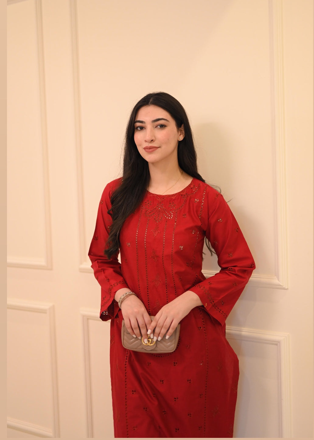 Ayesha B meroon garnet Women 2pcs