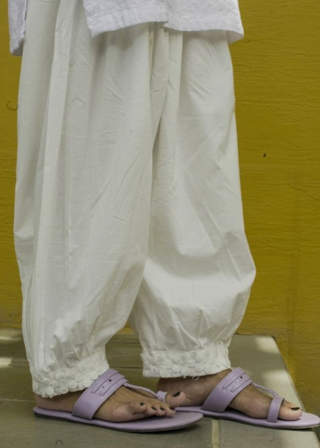 DECK UP Marjina Shalwar White Women 1pcs