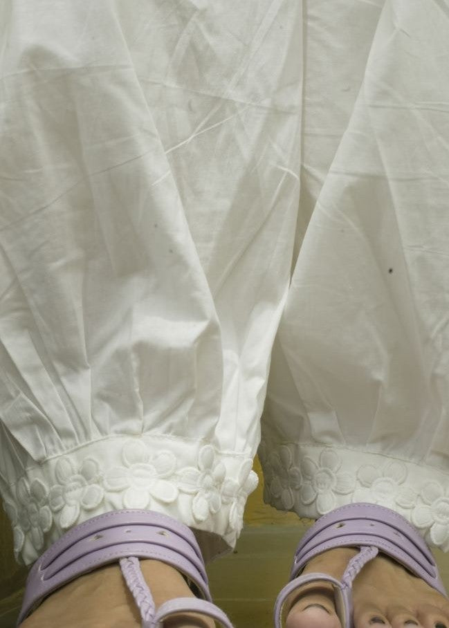 DECK UP Marjina Shalwar White Women 1pcs