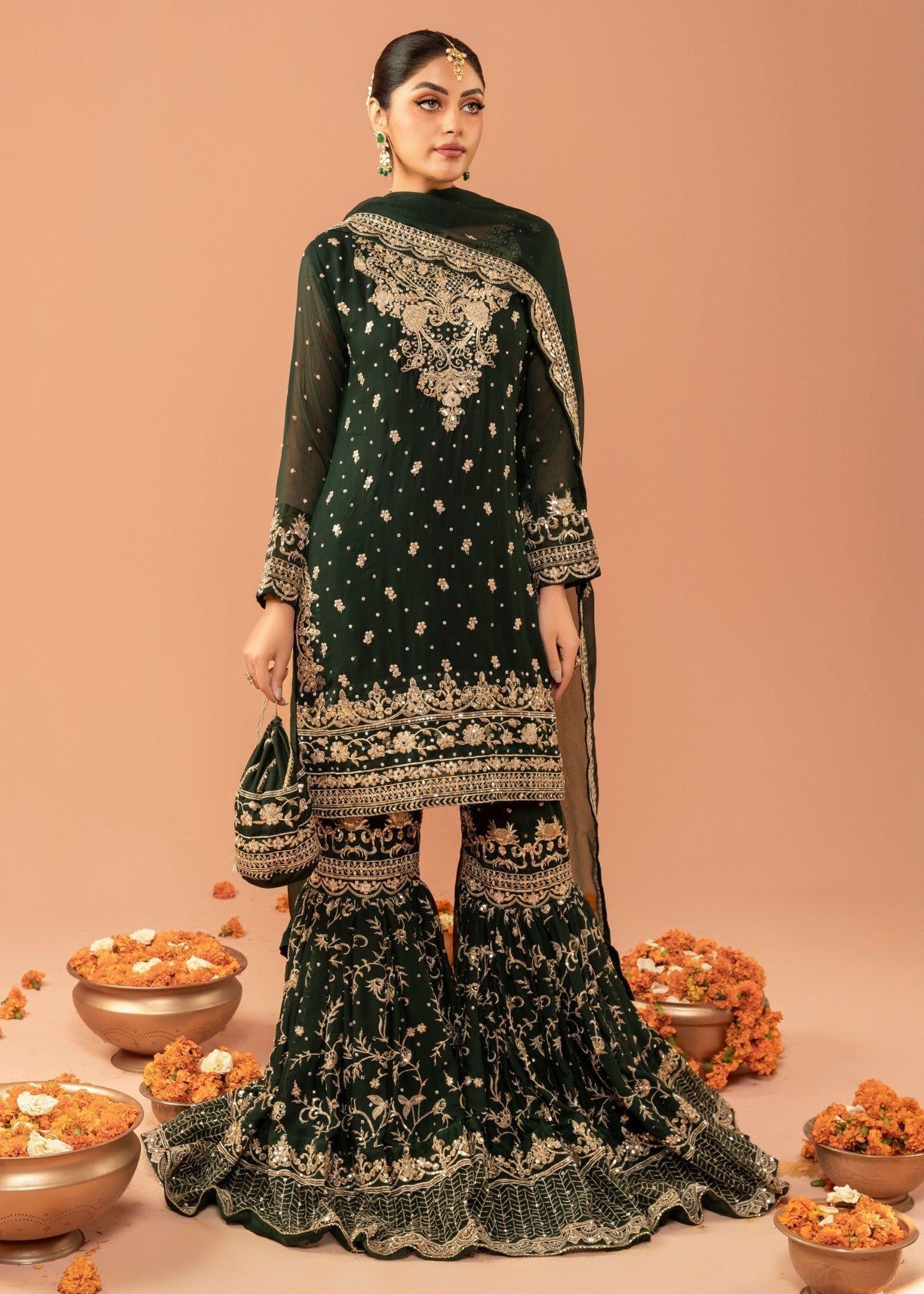 Agha Jaan CHUNARIYA Women 3pcs