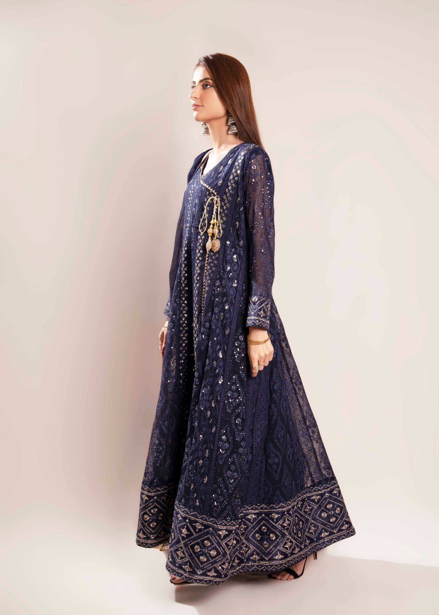 Mona Embroidery MELANIE NAVY BLUE Women 3pcs