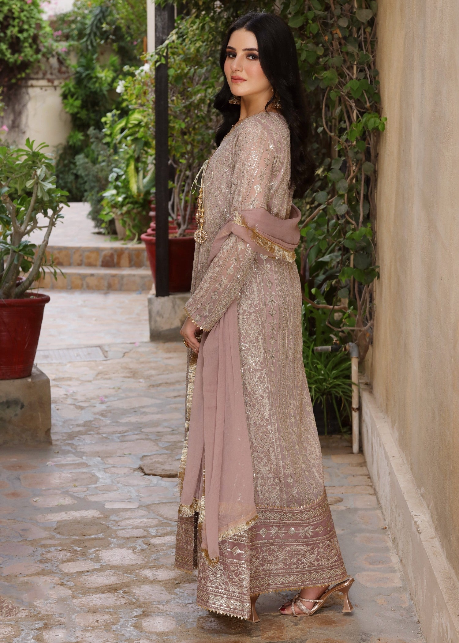 Mona Embroidery DIVINE LILAC Women 3pcs