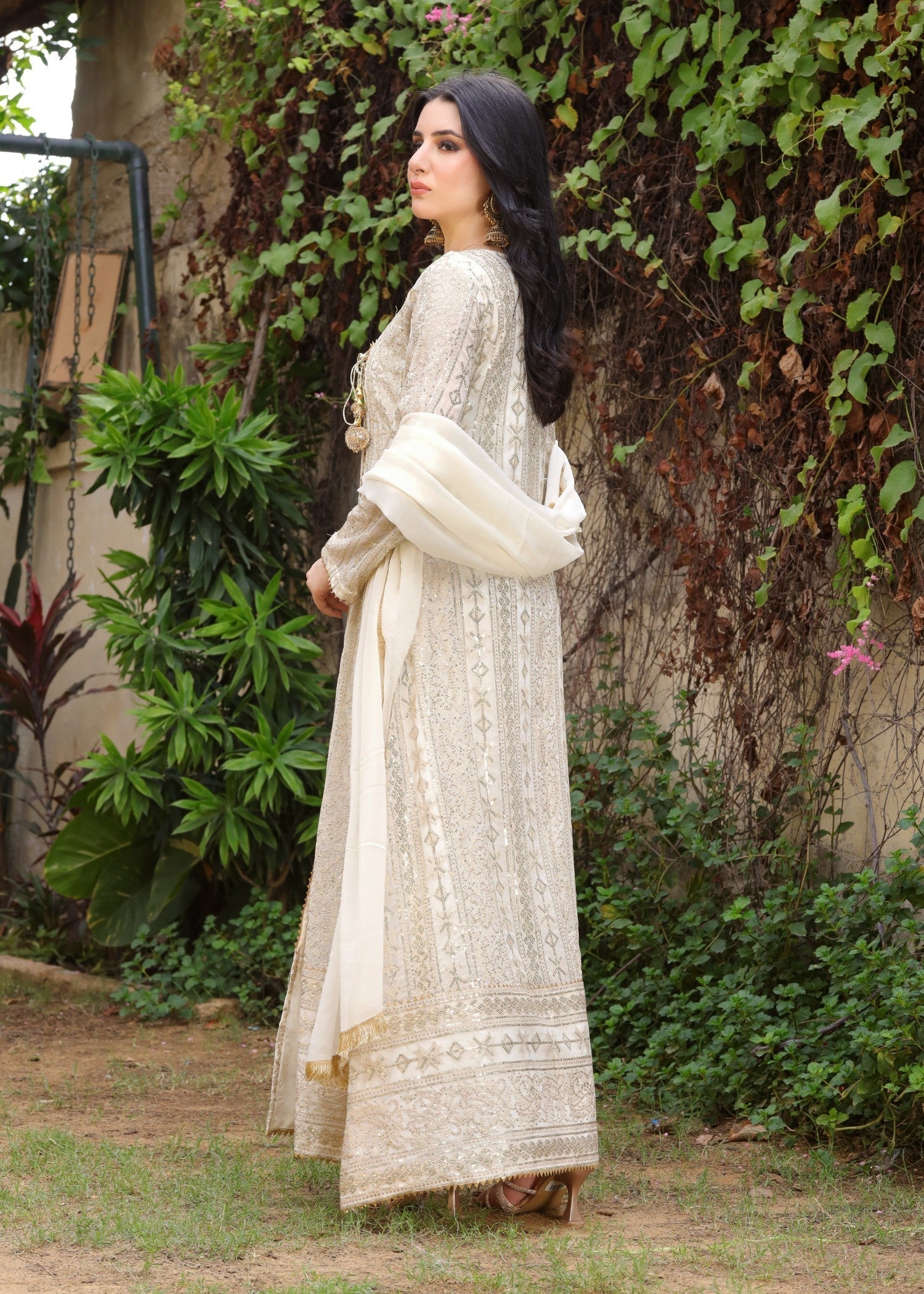 Mona Embroidery DIVINE OFF WHITE Women 3pcs