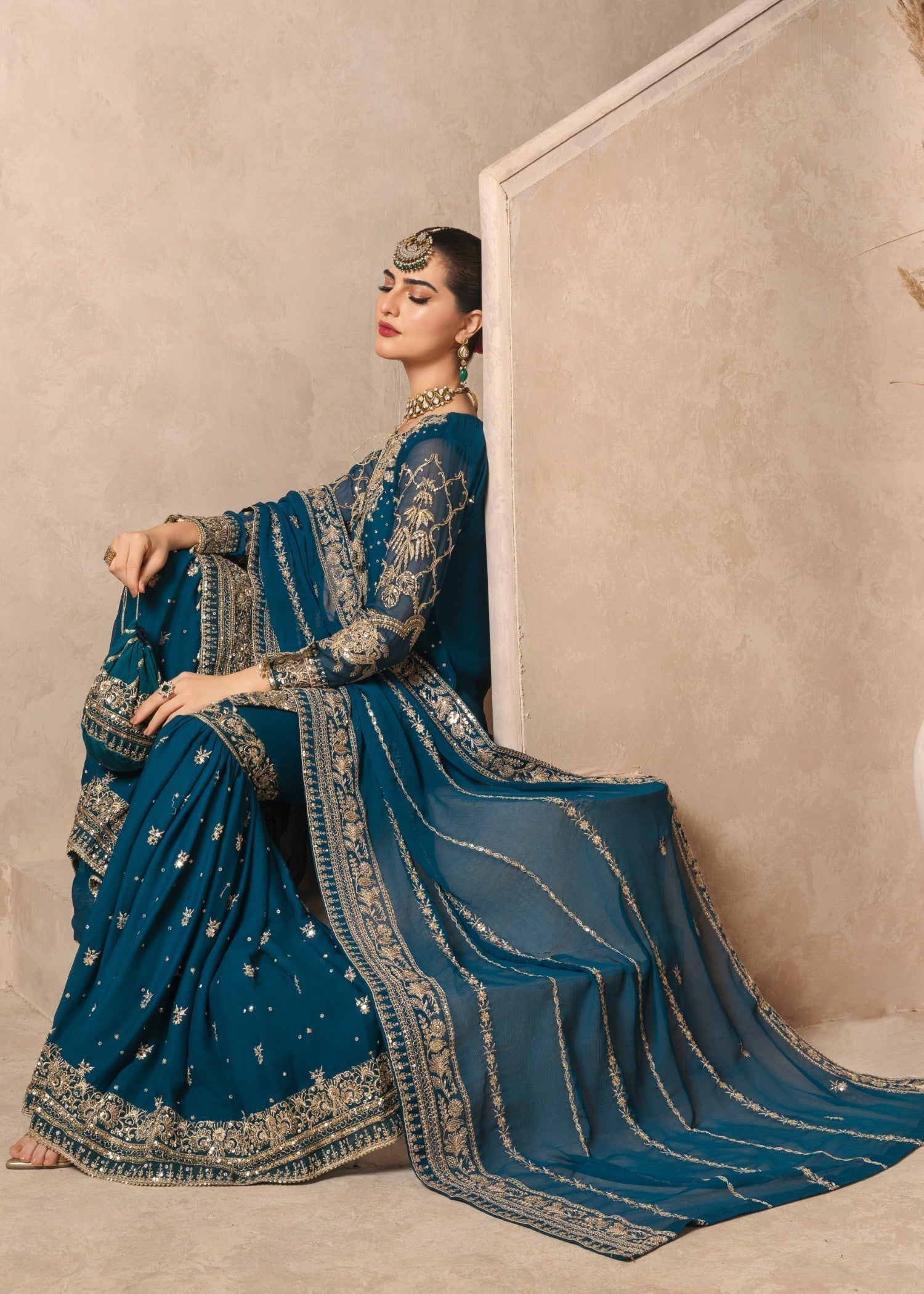 Agha Jaan LAUNG DA LASHKARA Women 3pcs