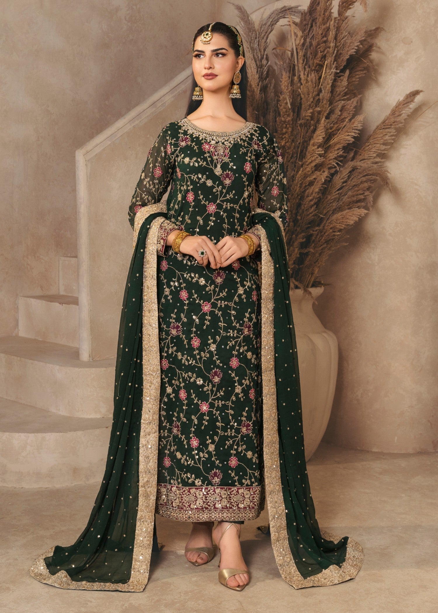 Agha Jaan FARHEEN Women 3pcs