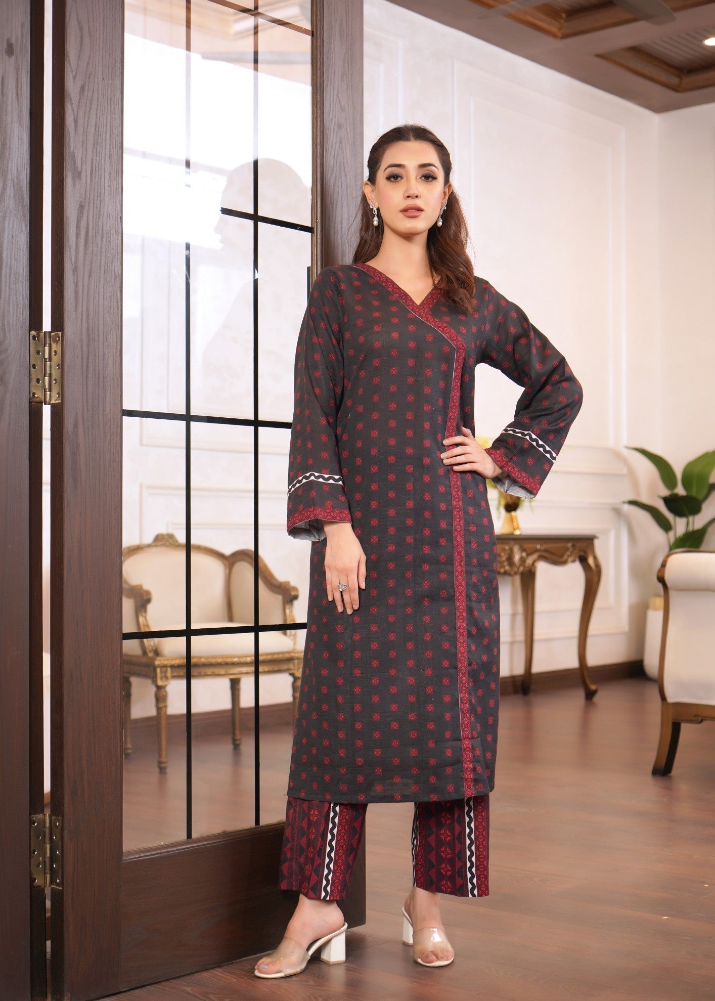 Yolo Pret Digital Print Khaddar W24 PRINT 0008 Women 2pcs