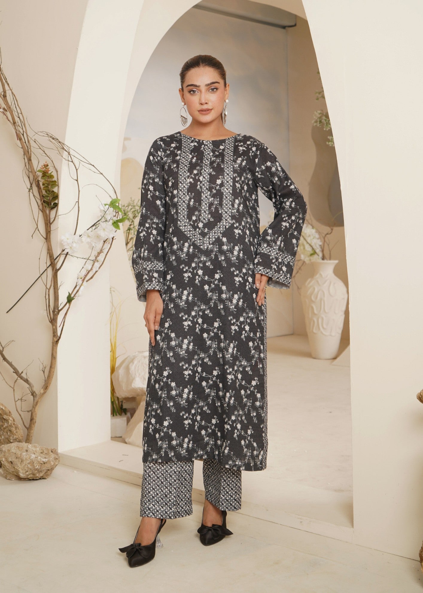 Yolo Pret Digital Print Khaddar W24 PRINT 0006 Women 2pcs