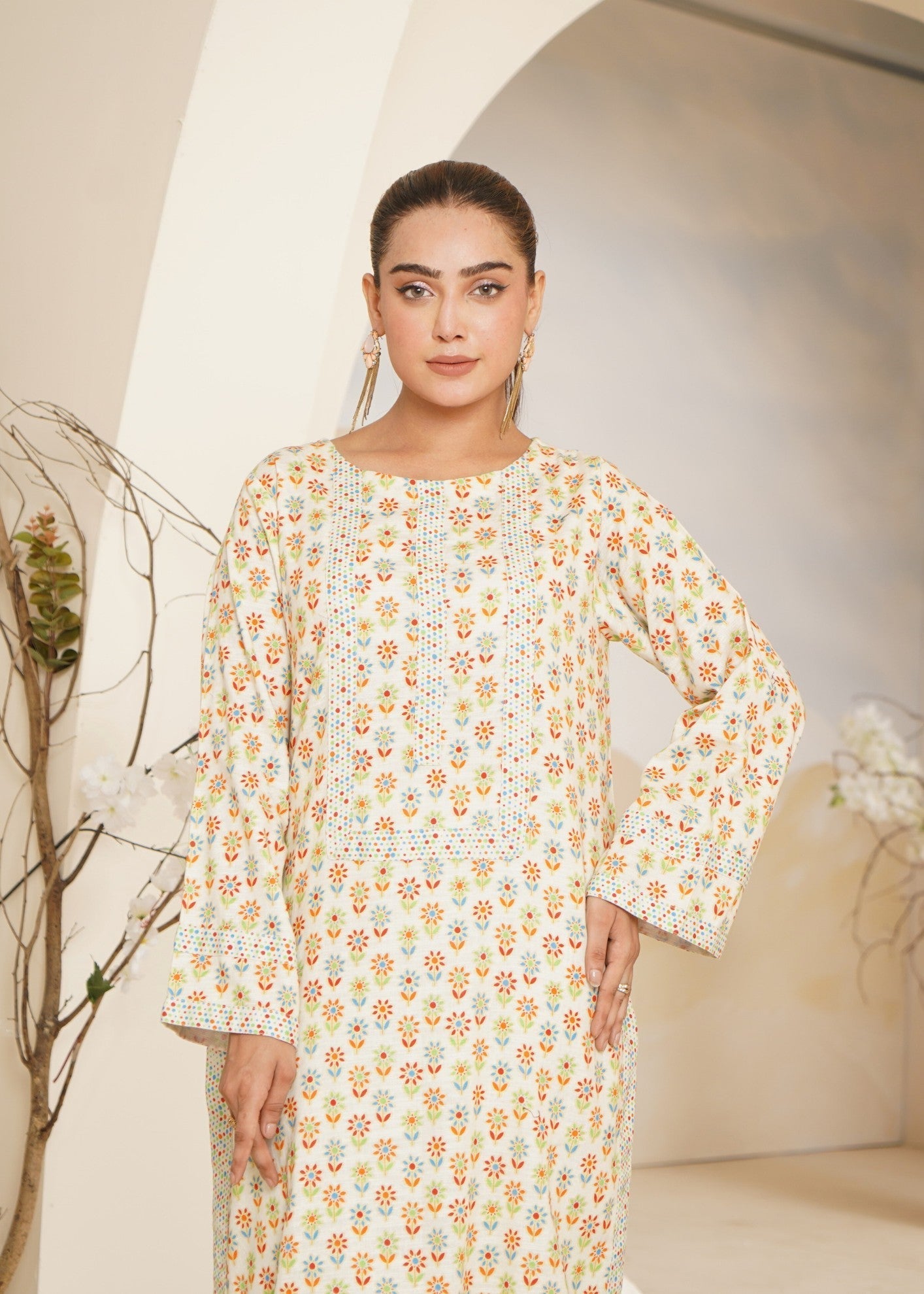 Yolo Pret Digital Print Khaddar W24 PRINT 0004 Women 2pcs